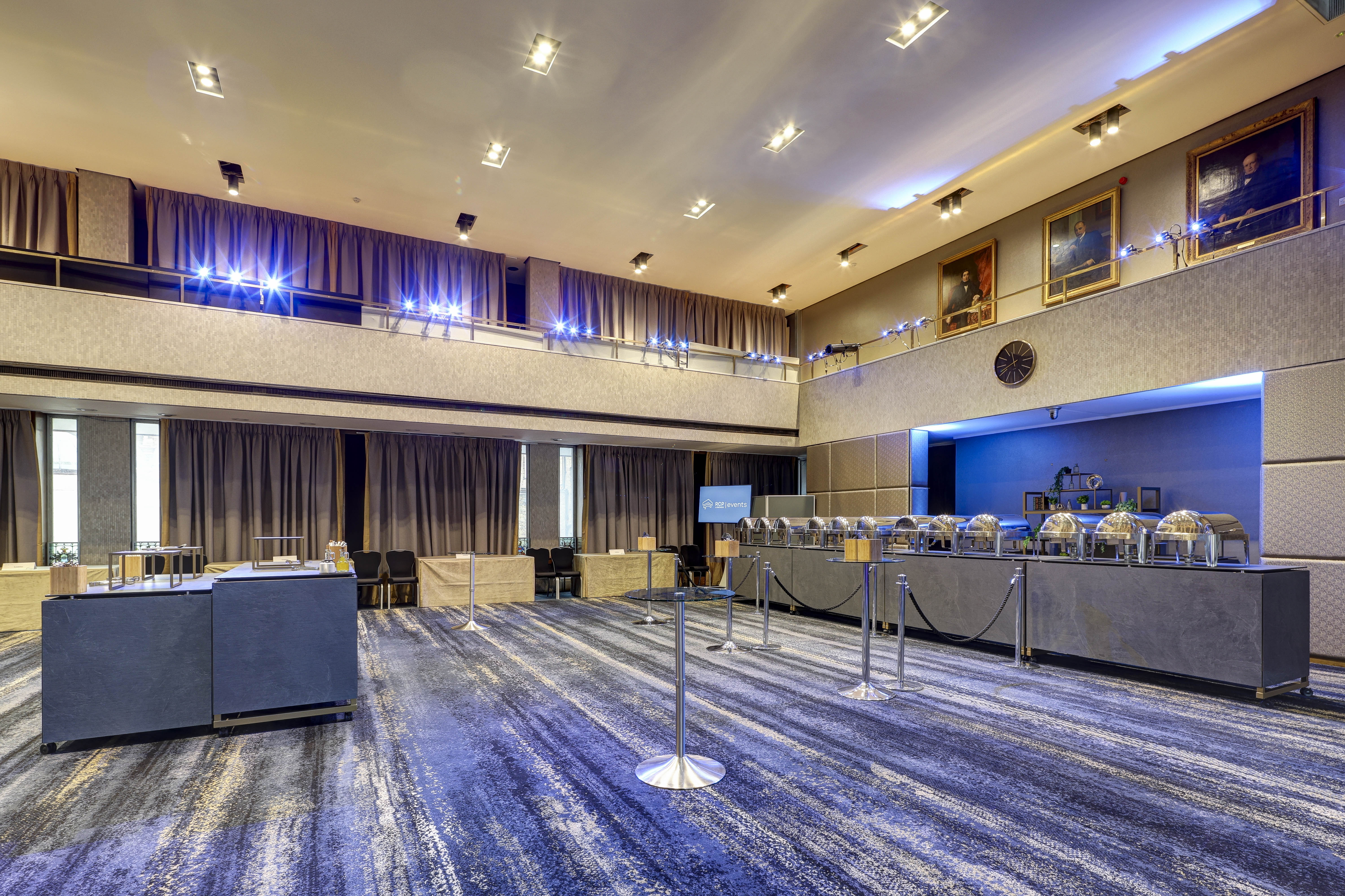 Osler & Long Rooms at RCP London, elegant event space for meetings and conferences.