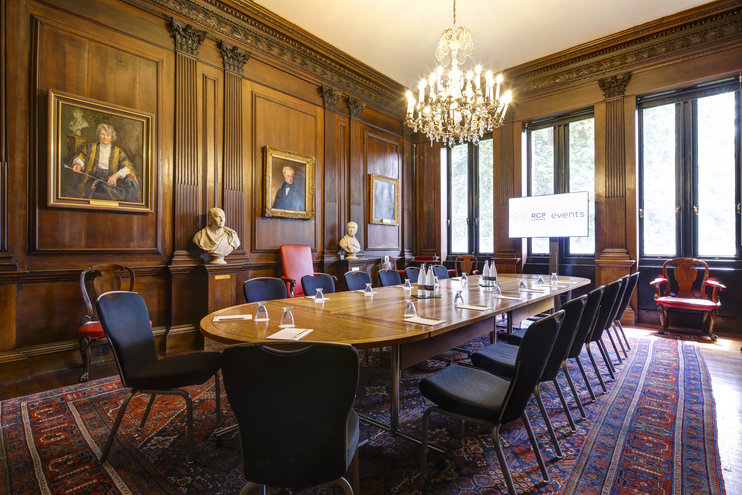 Censors' Room at RCP London: elegant meeting space for impactful events and discussions.