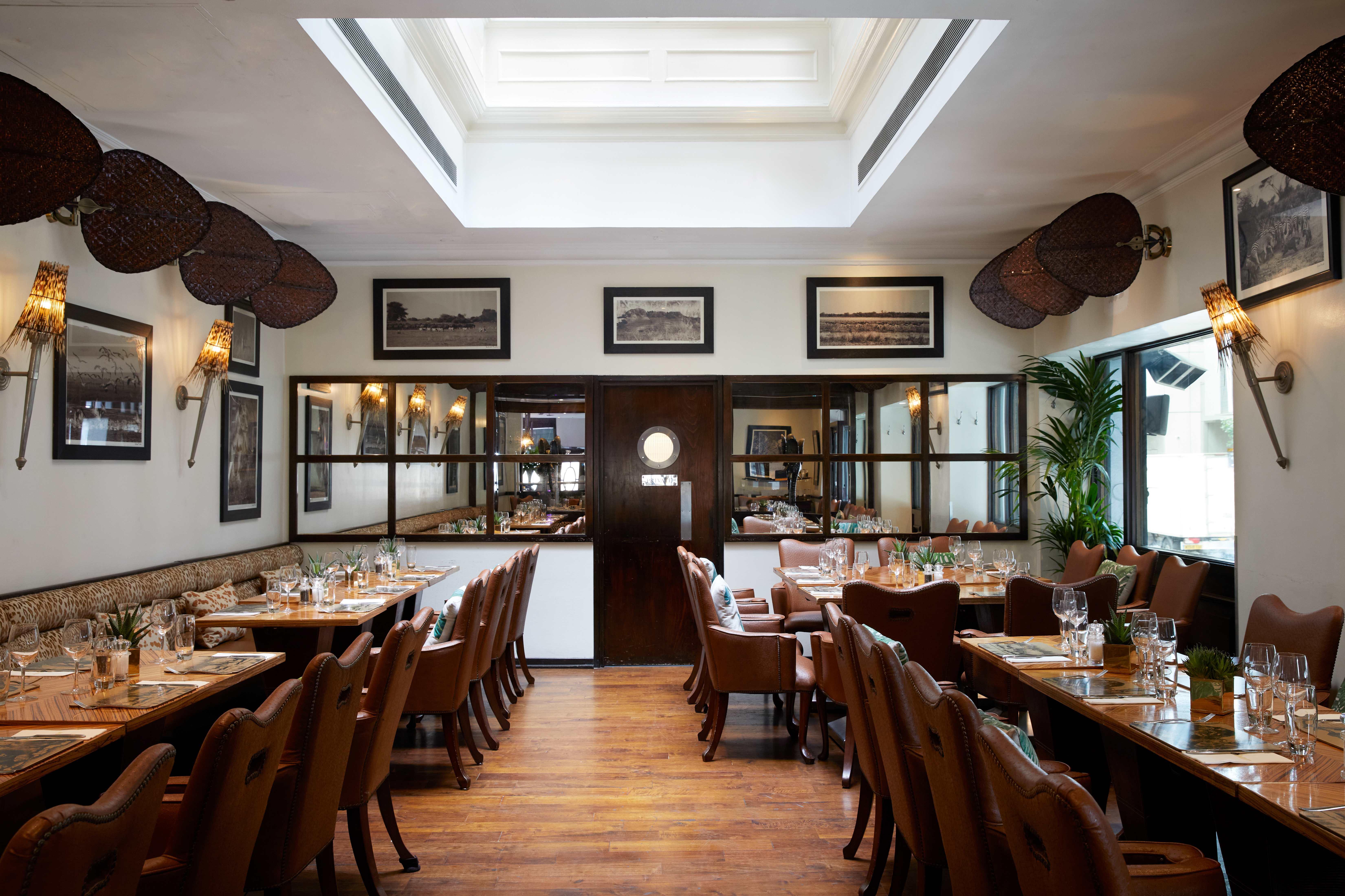 Elegant dining space at Upper Bar, perfect for intimate gatherings and corporate events.