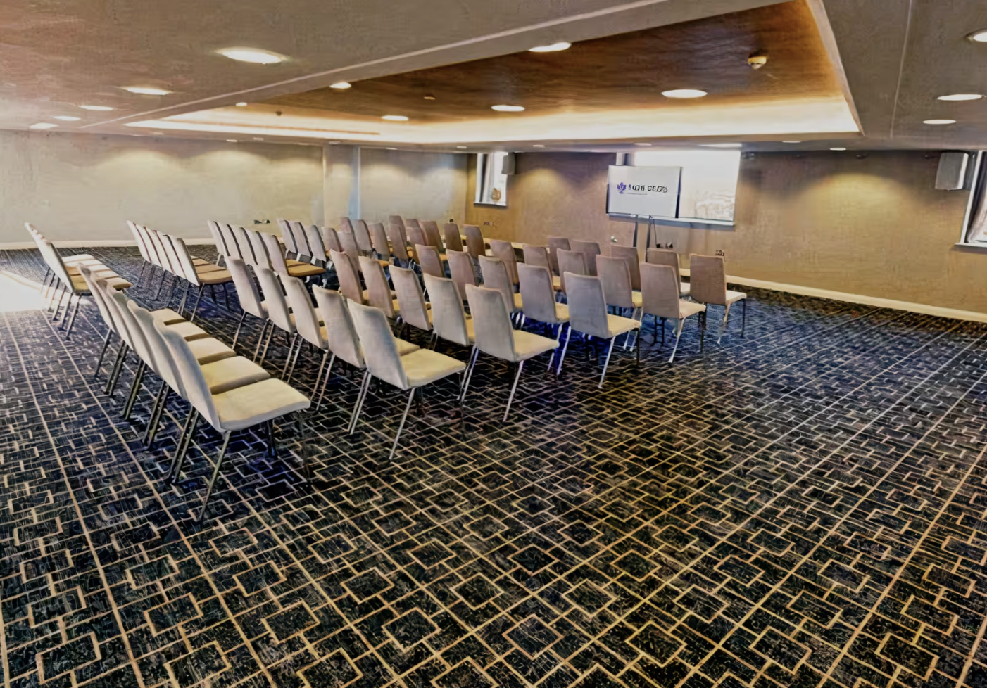 Modern meeting space in Park Regis Birmingham, ideal for corporate workshops and events.