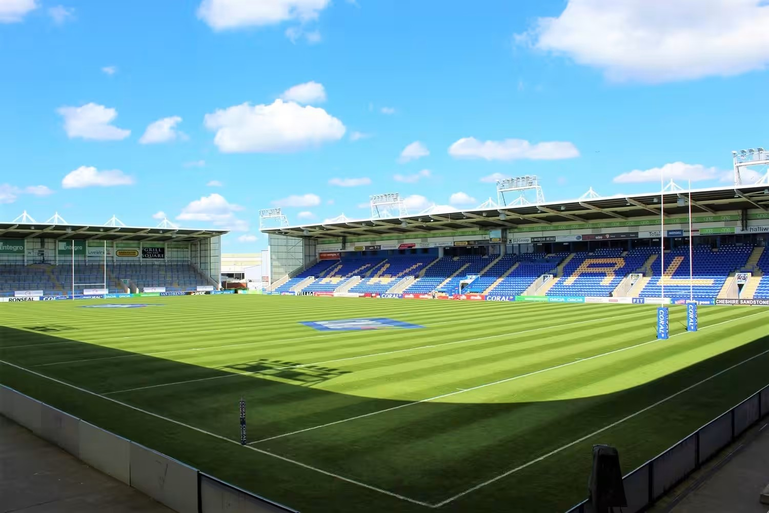 Halliwell Jones Stadium concourse: spacious outdoor venue for large-scale experiential events.