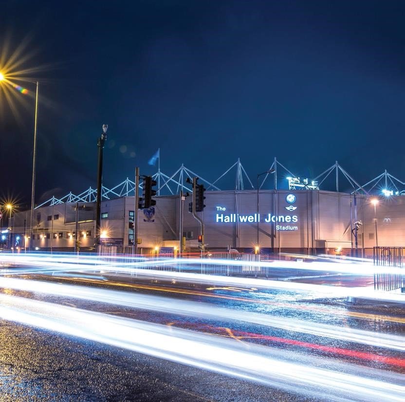 Halliwell Jones Stadium concourse space for corporate events and gala dinners.