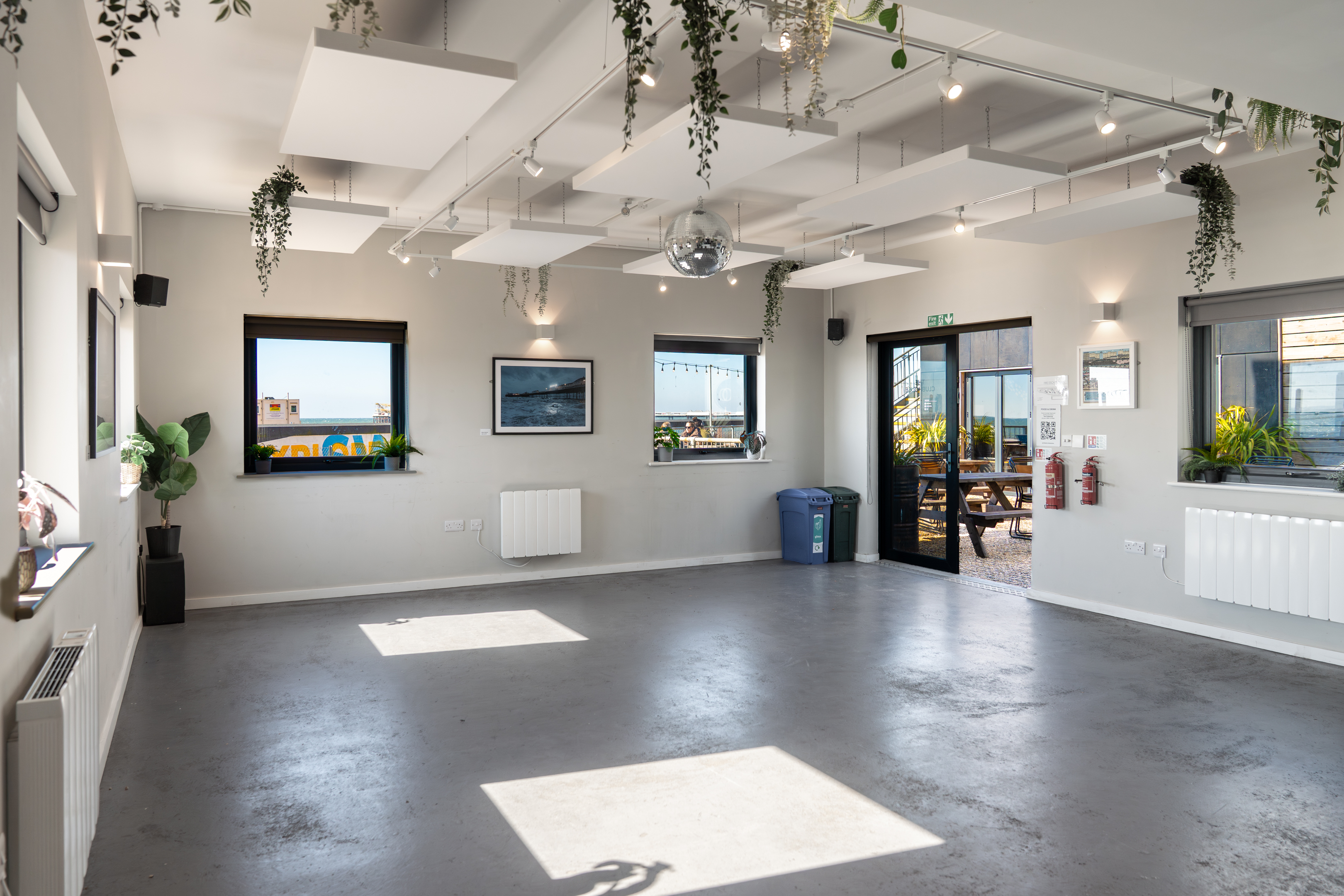 The Clubhouse Brighton: Industrial event space for creative workshops and networking mixers.