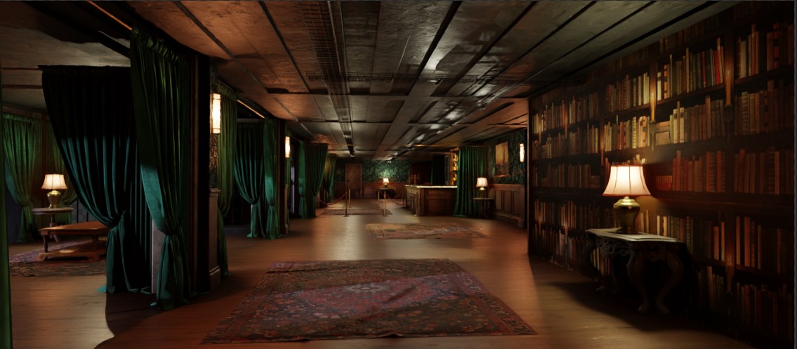 Elegant Mezzanine Full hire at The Traitors Live Experience for networking events.