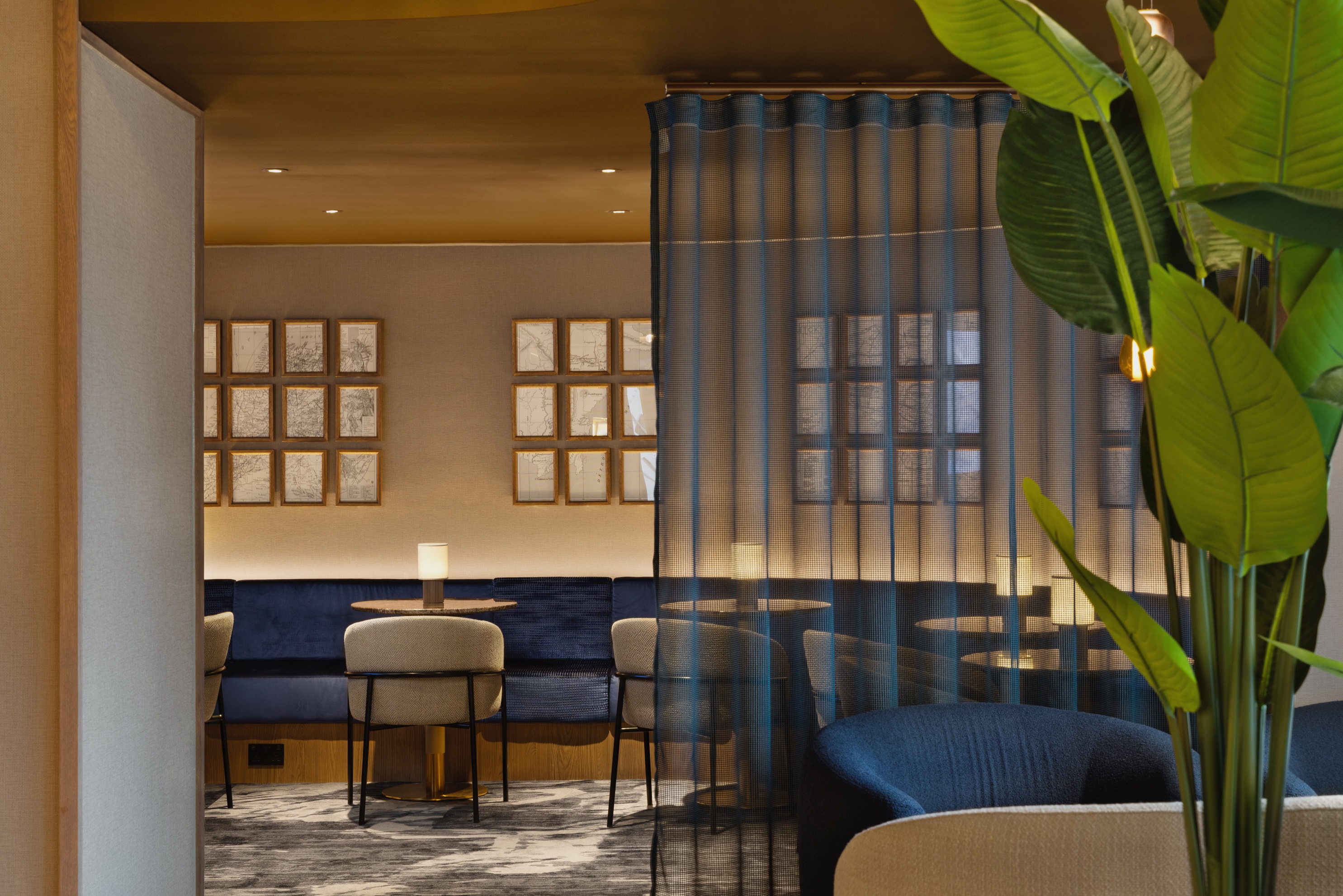 Barnaby's Lounge Bar: elegant meeting space with soft lighting for networking events.