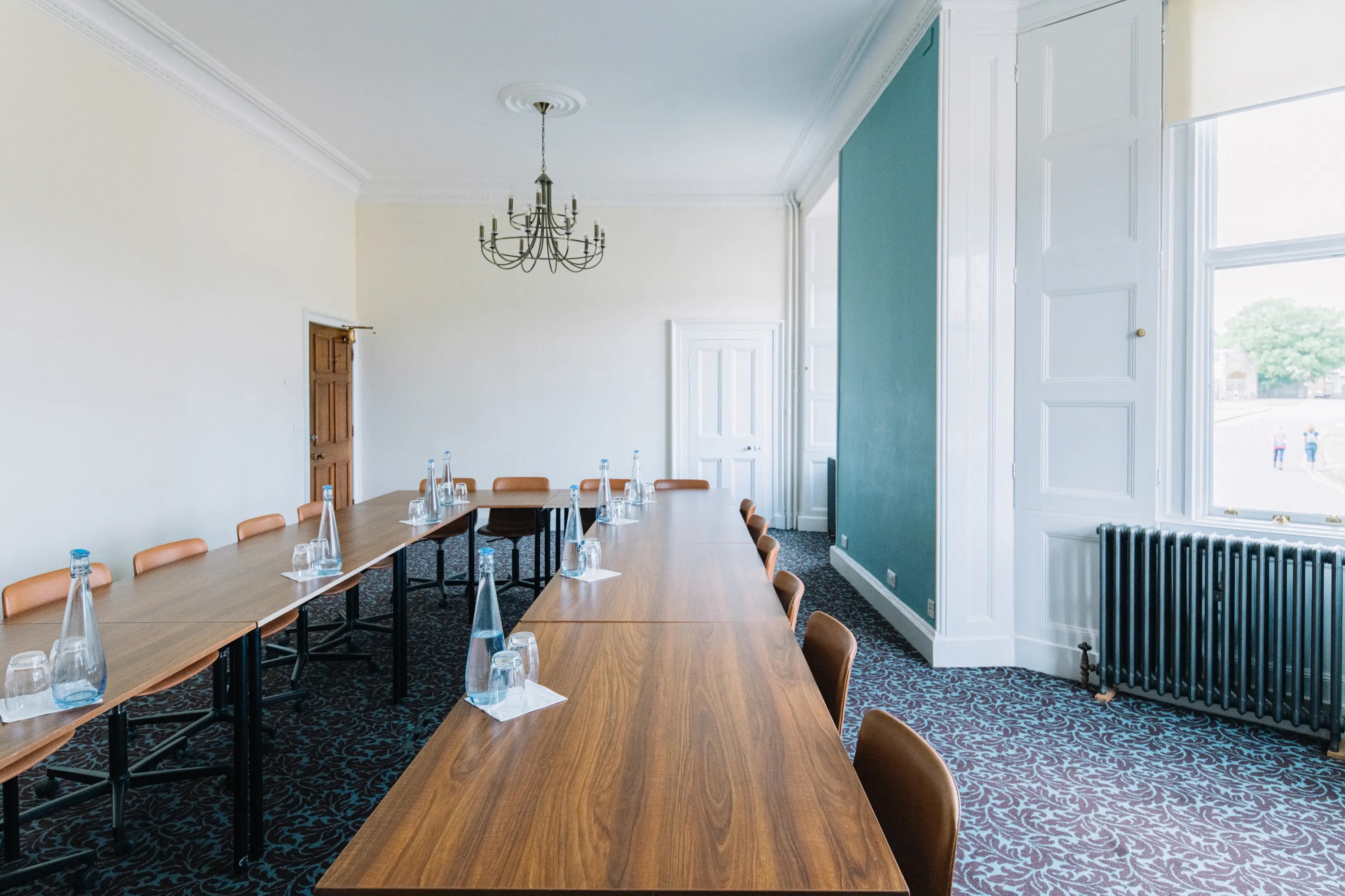 Elegant meeting room at Ashridge House, ideal for workshops and strategy sessions.