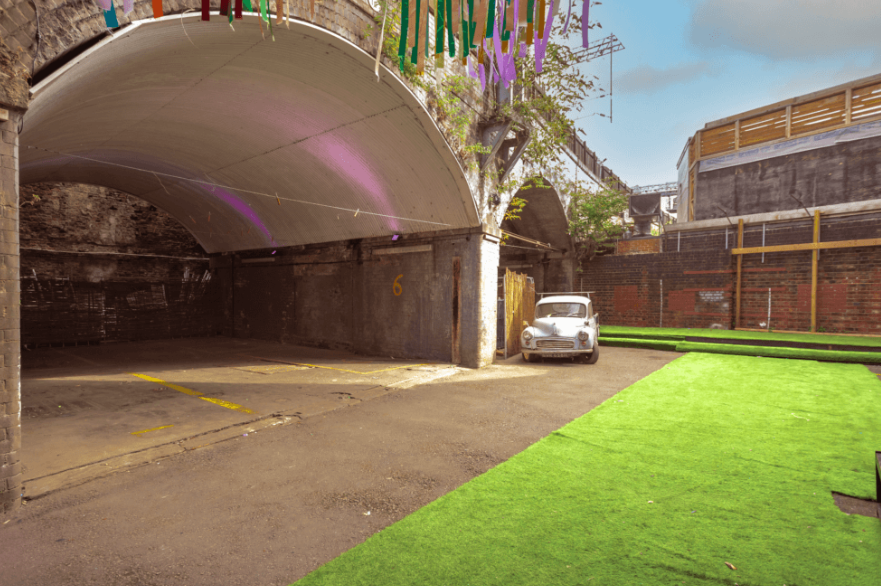 Industrial-chic Under The Arches venue with brick walls for pop-ups and experiential events.