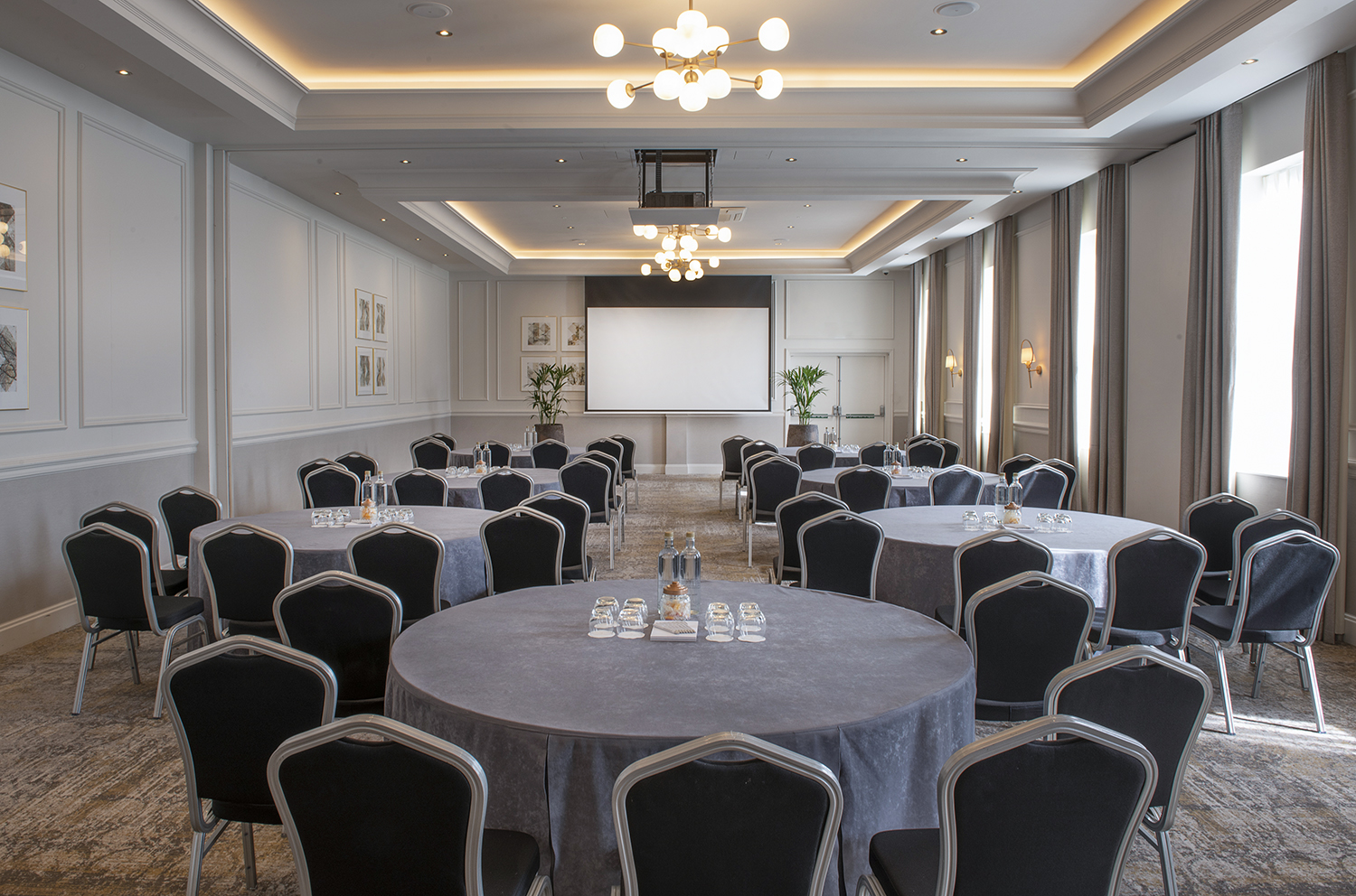 Eyre Suite at Horwood House Hotel, elegant meeting space for corporate events and gatherings.