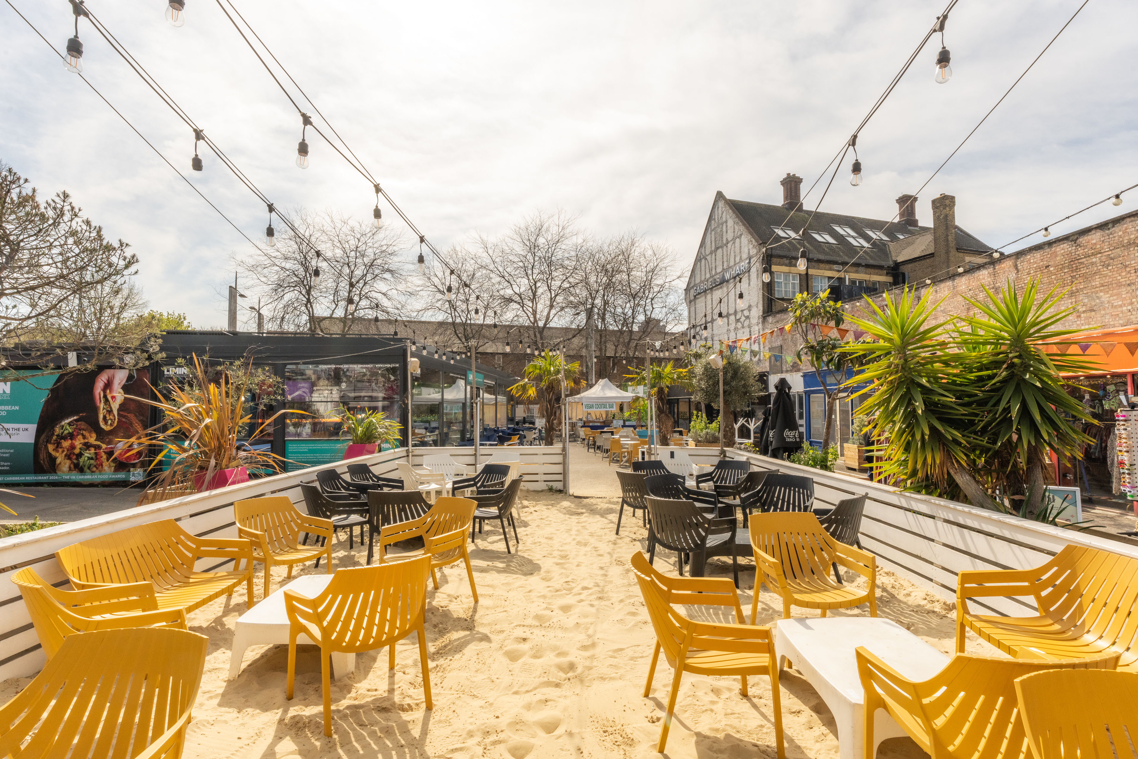 Vibrant outdoor venue at Limin Southbank, ideal for gatherings and networking events.