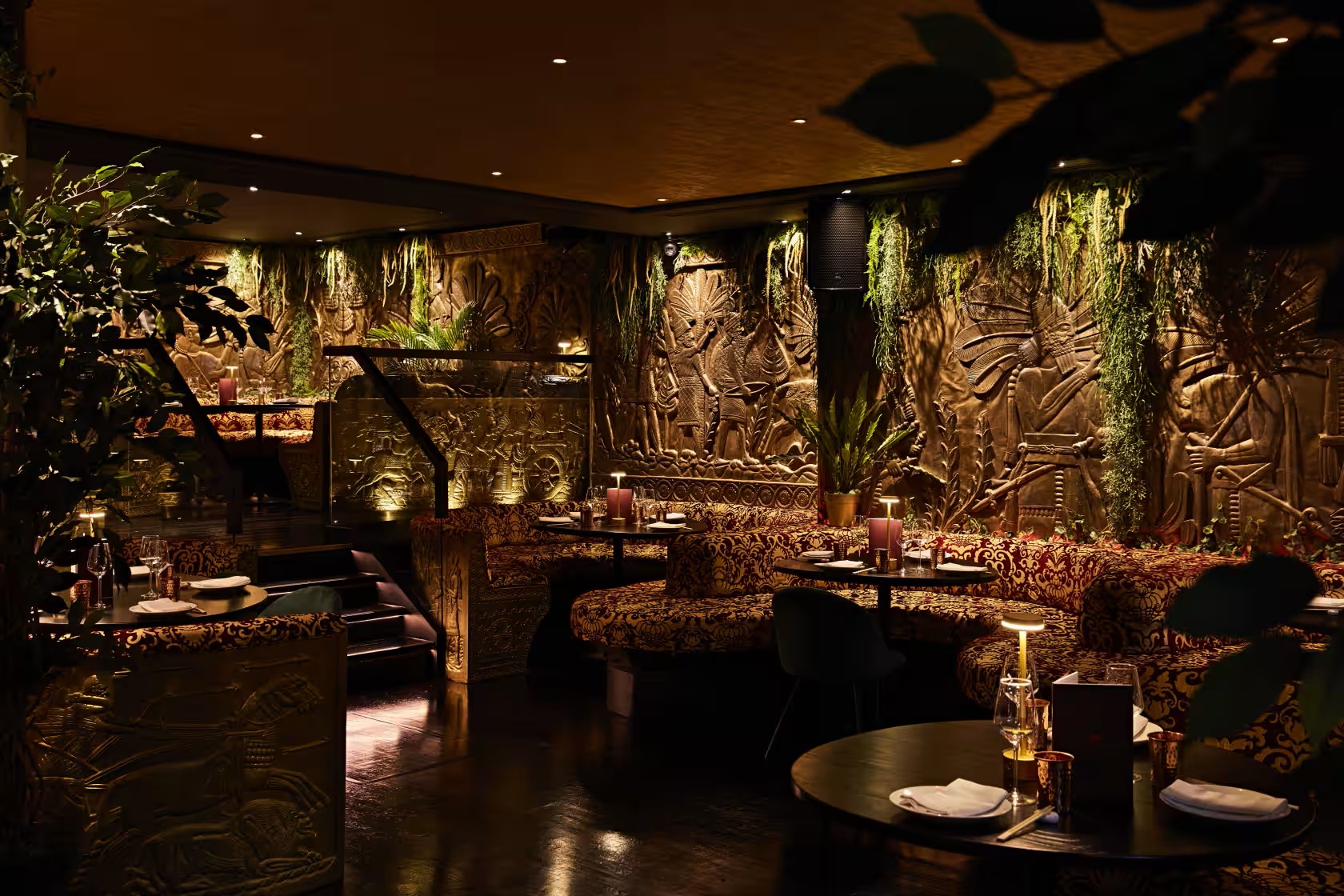 Full Venue Hire at Gilgamesh London, elegant jungle-themed restaurant for private events.