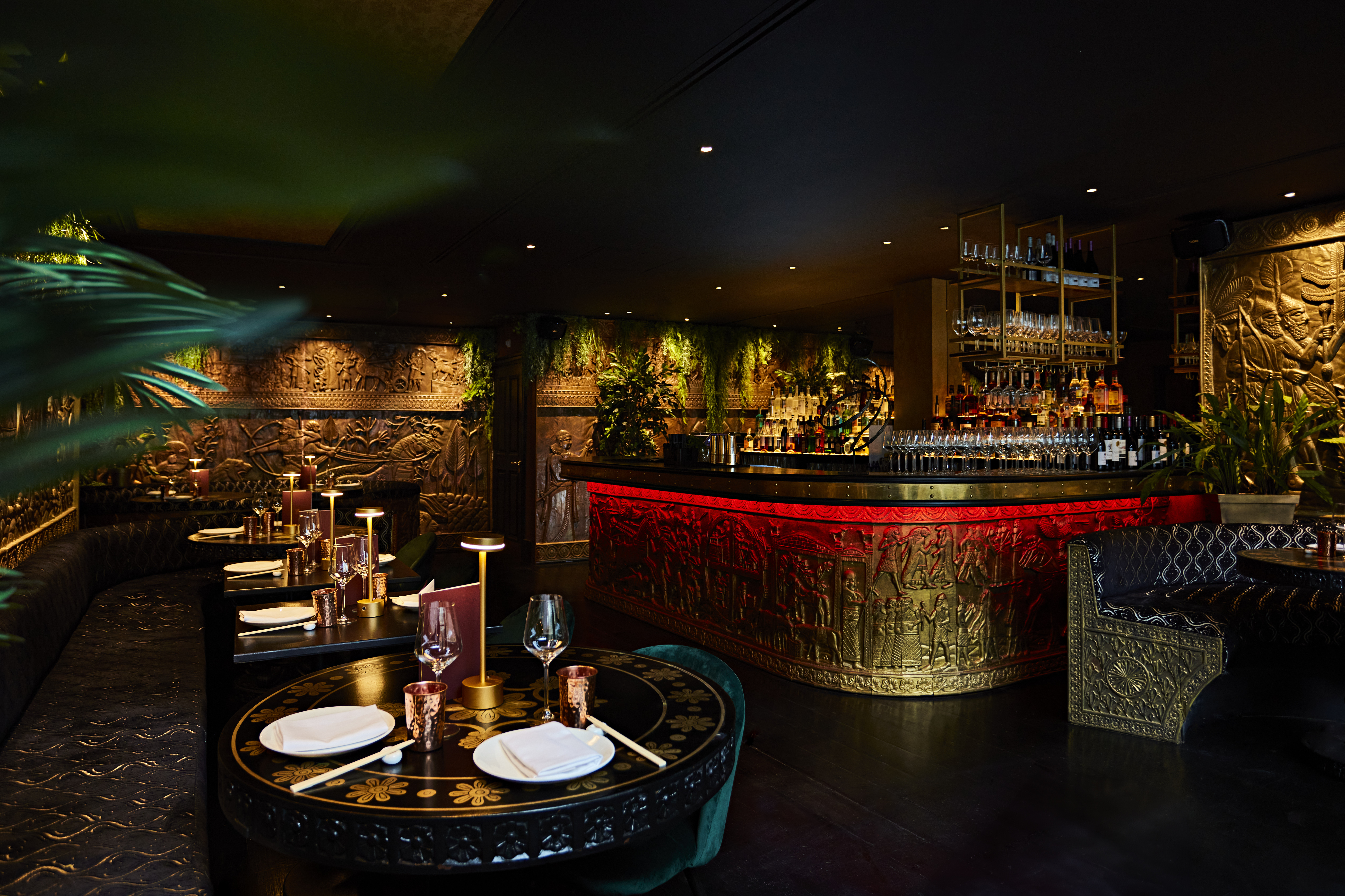 Full Venue Hire Gilgamesh London: elegant dining space for corporate events and receptions.