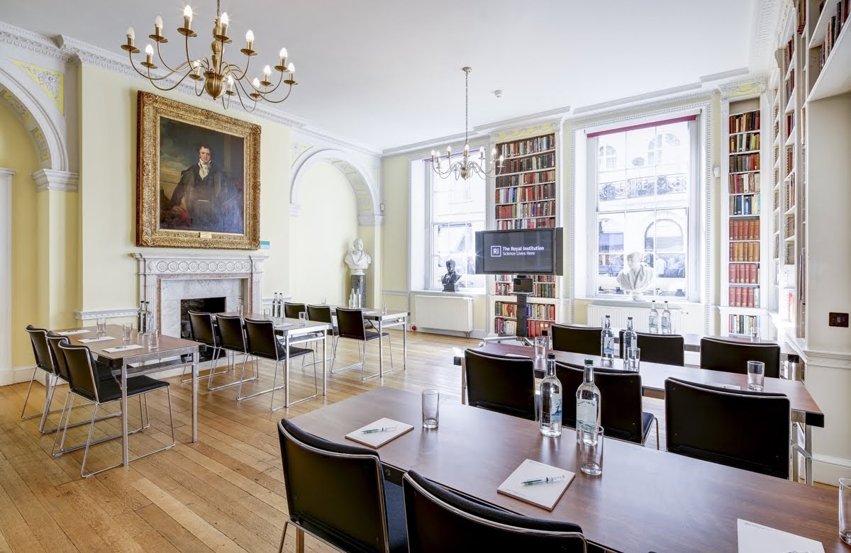 Sunley Room at Royal Institution: elegant meeting space with modern tech for professional events.