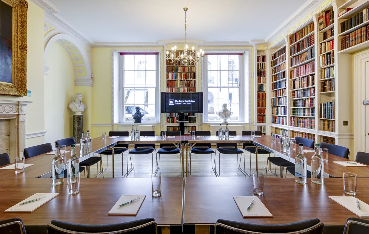 Elegant Sunley Room at Royal Institution, perfect for professional meetings and workshops.