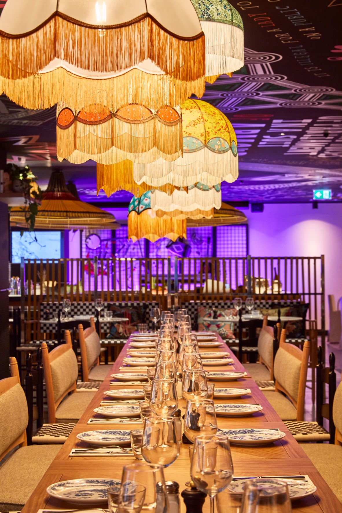 Vibrant Mama Restaurant in London, ideal for intimate gatherings and corporate events.