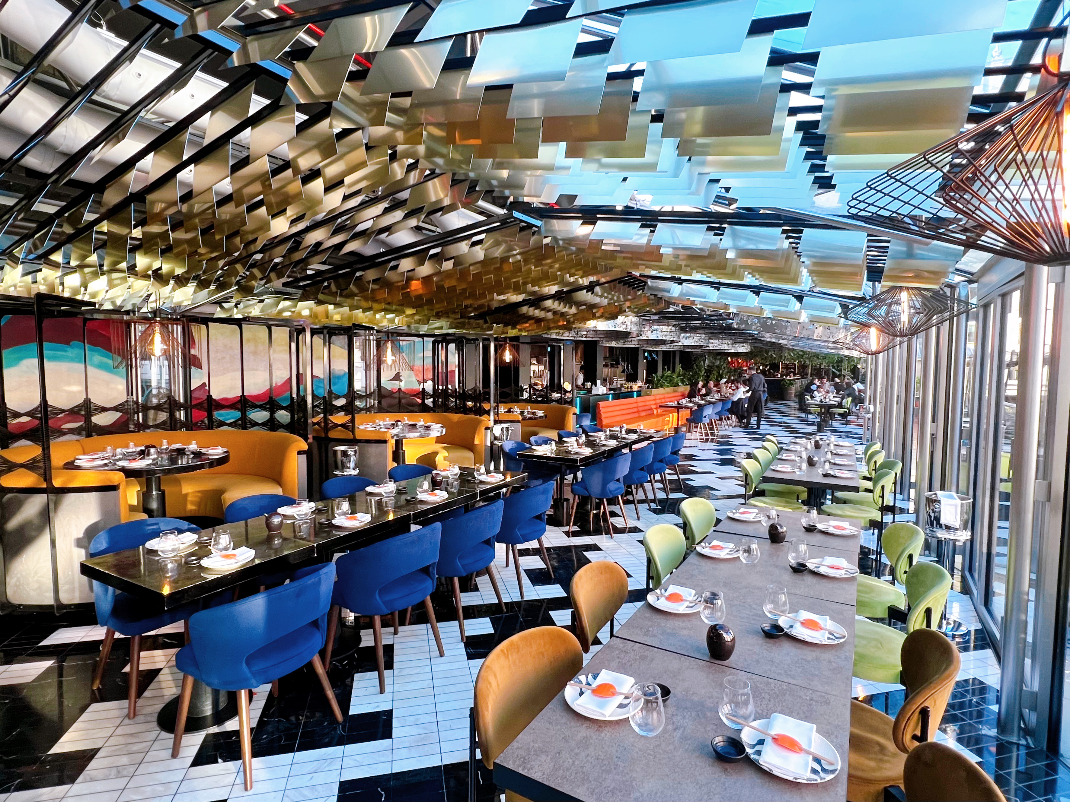Vibrant event space at SUSHISAMBA Covent Garden, ideal for dining and gatherings.