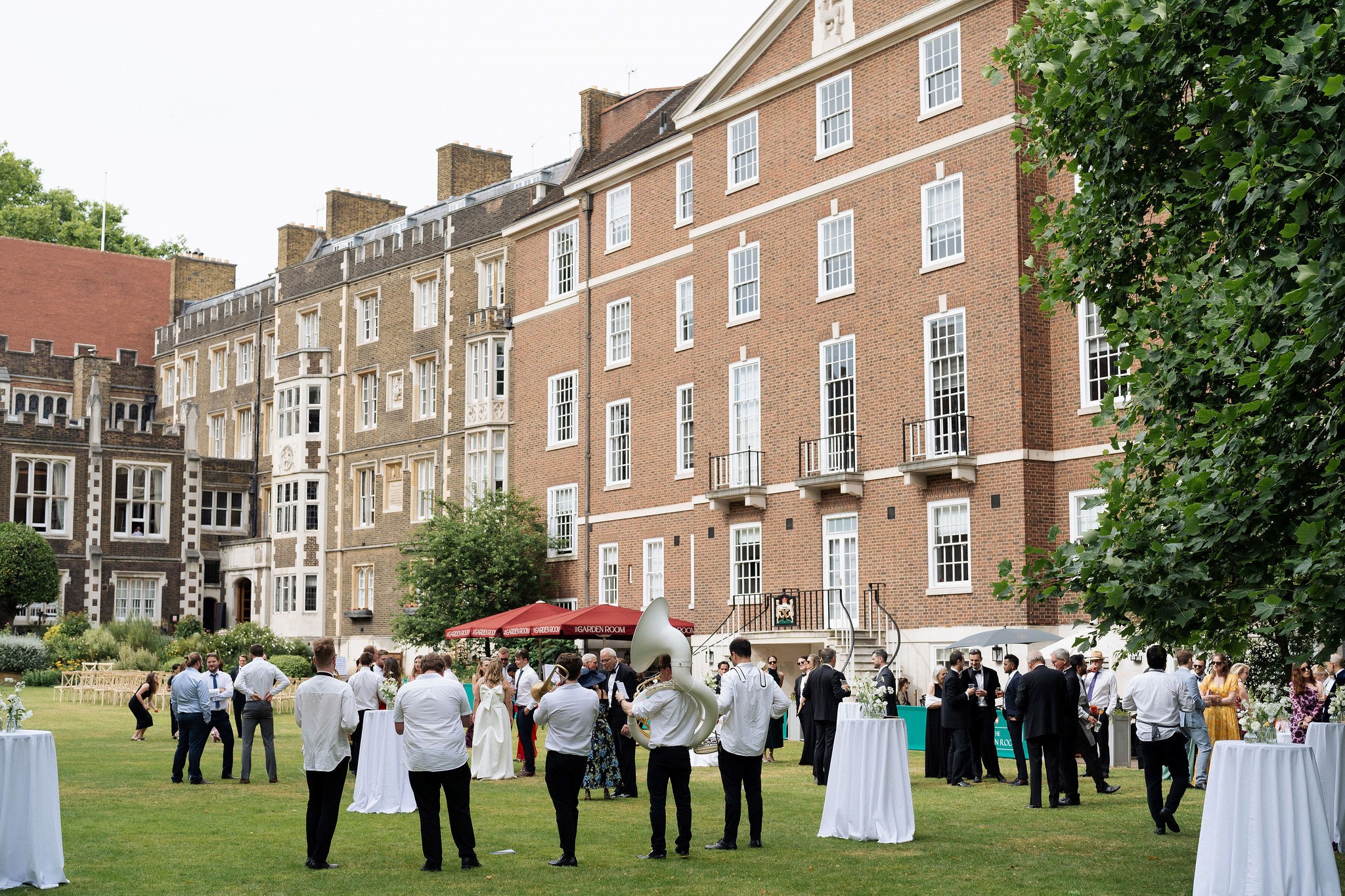 Middle Temple Garden Party: elegant reception, live music