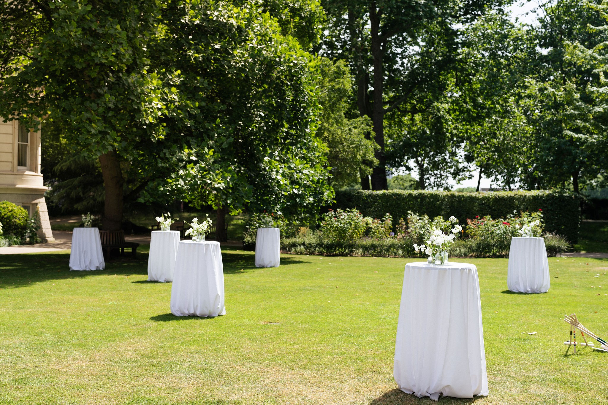 Middle Temple garden cocktail reception event
