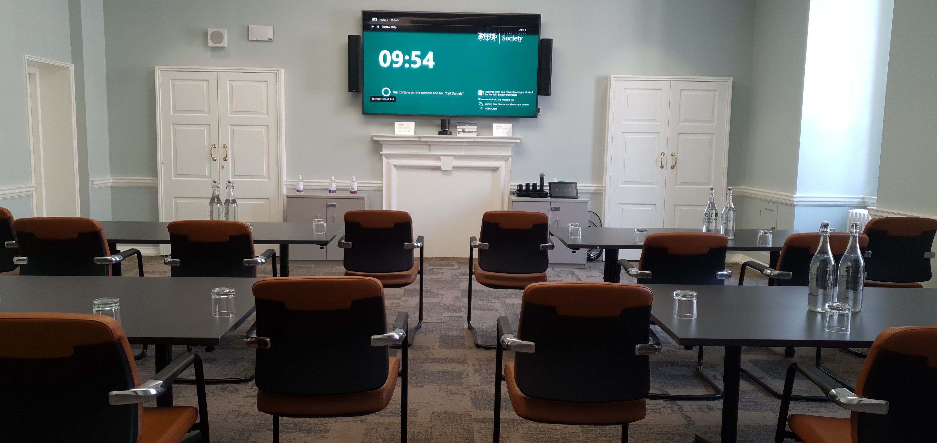 Modern boardroom, Robert Bourns Suite, meeting, event