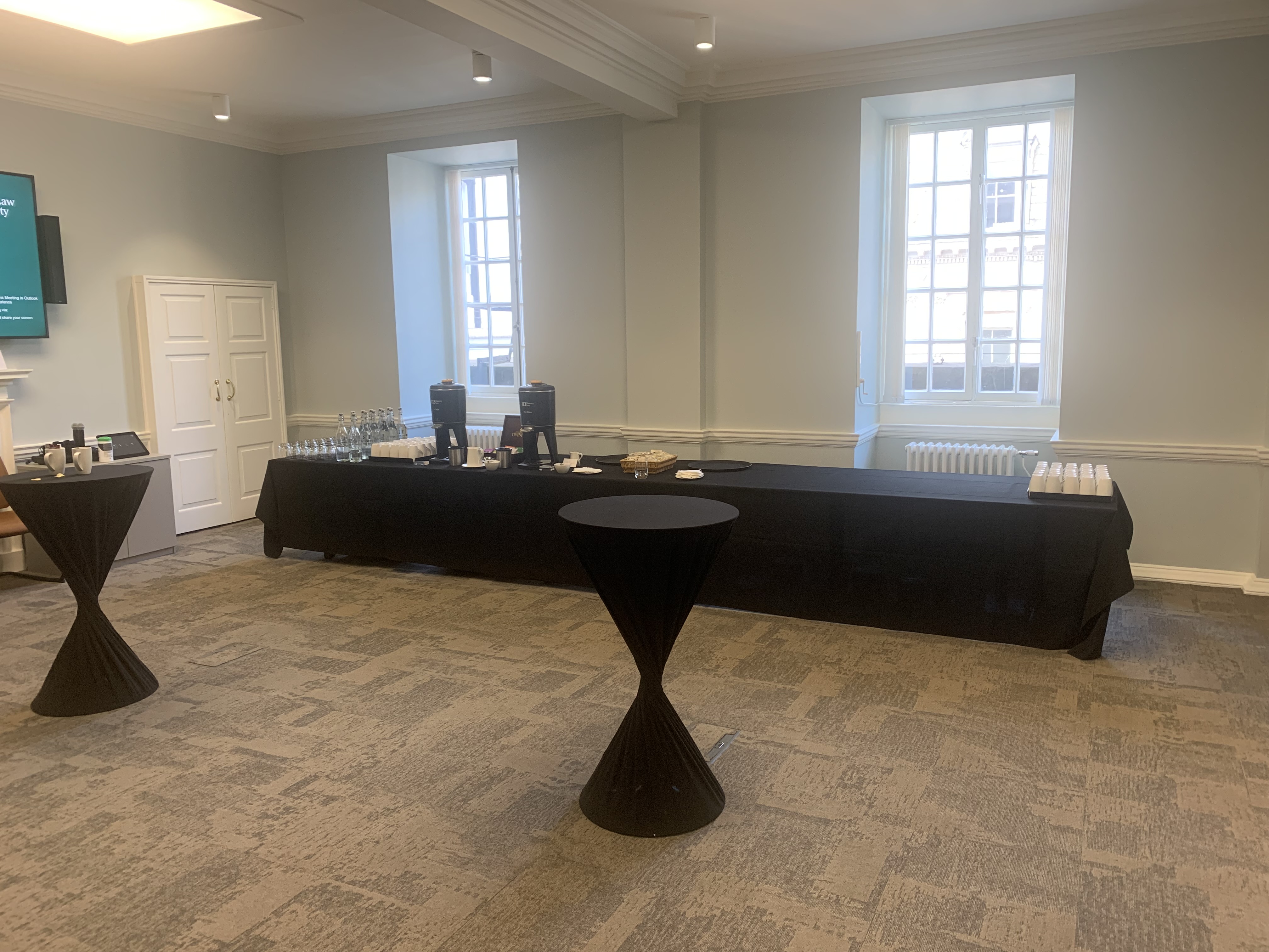 Robert Bourns Suite, Chancery Lane event space, reception, banquet