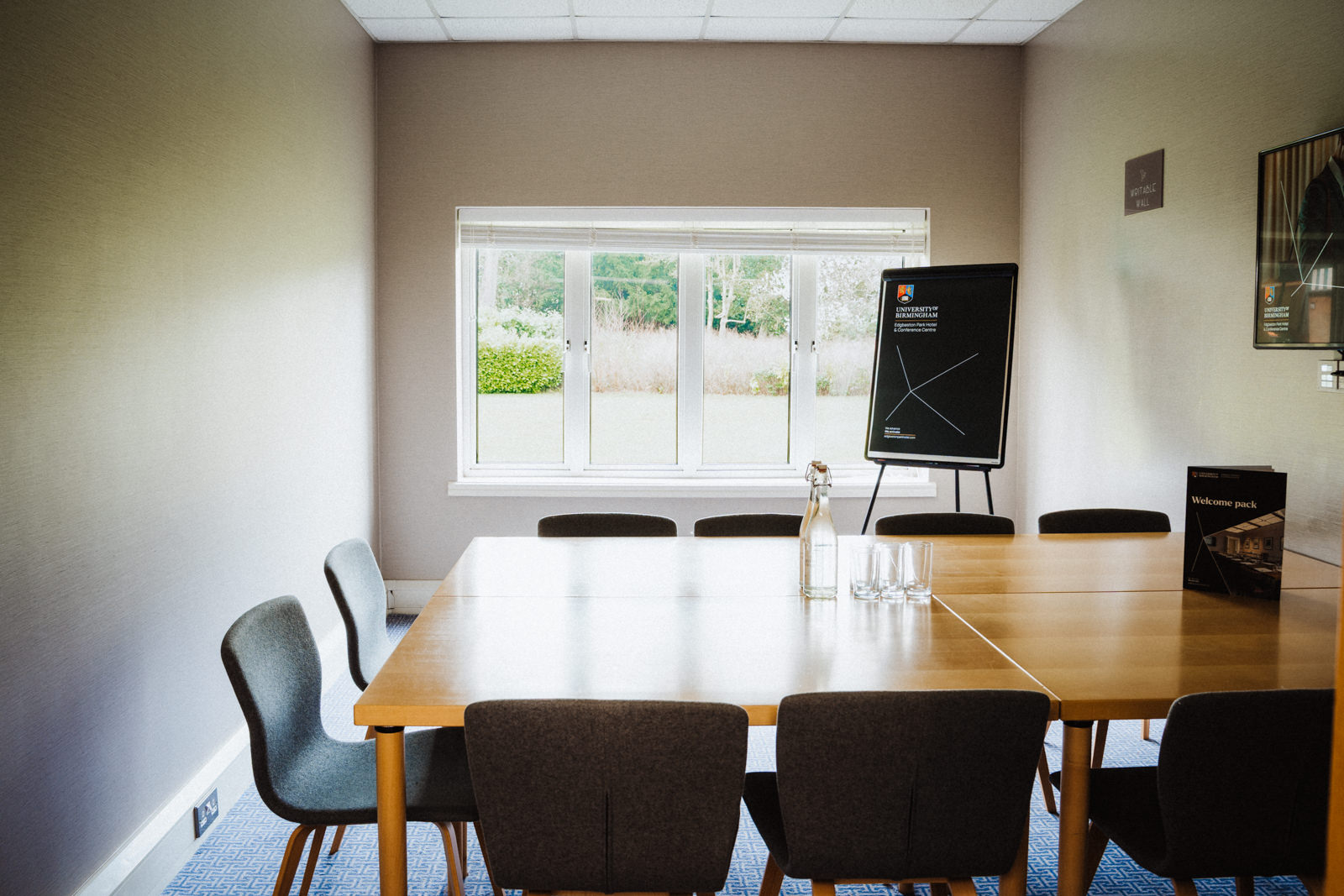 Heron meeting room at Edgbaston Park, bright space for productive gatherings and events.