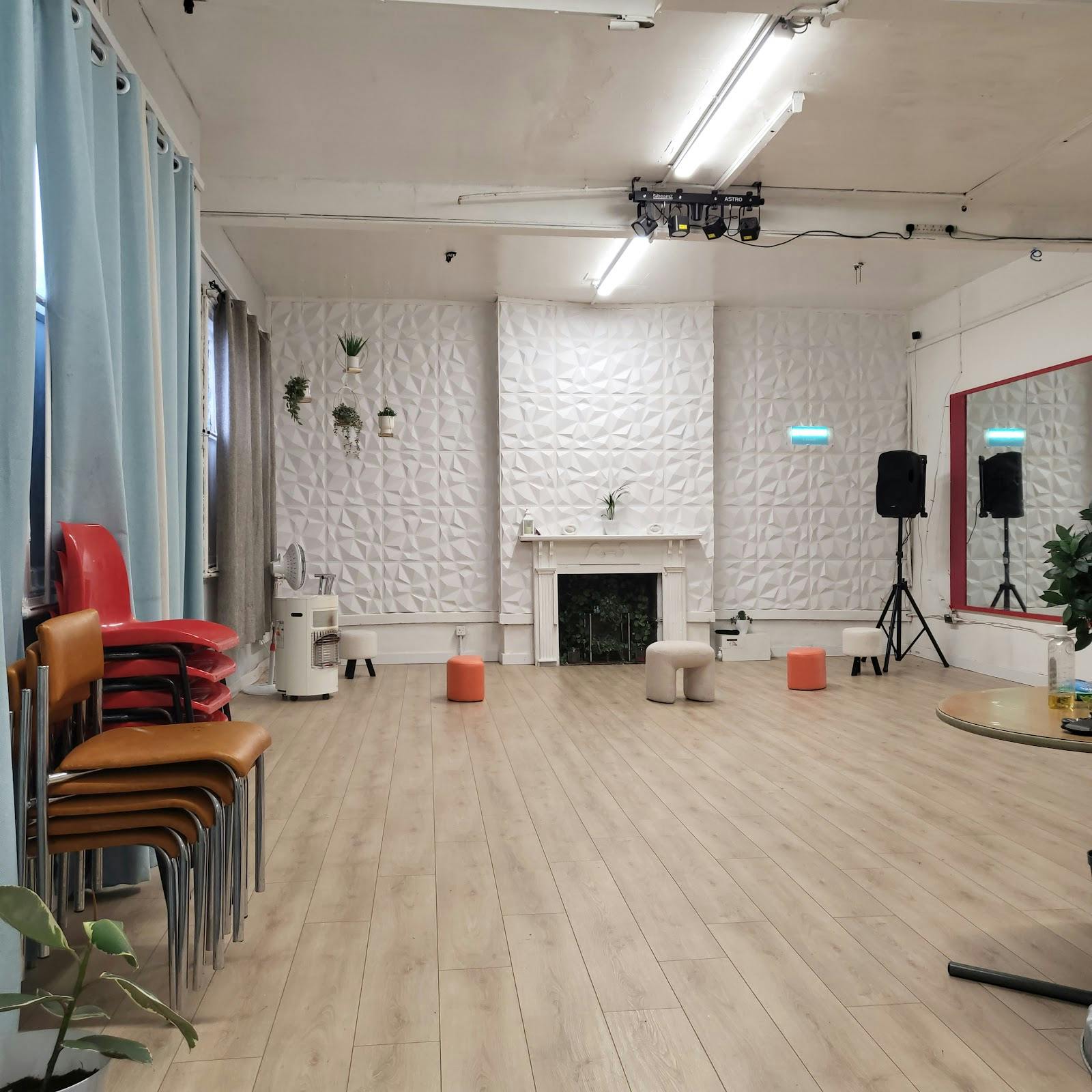 Flexible event space for hire at Sovereign Studios, perfect for workshops and corporate meetings.