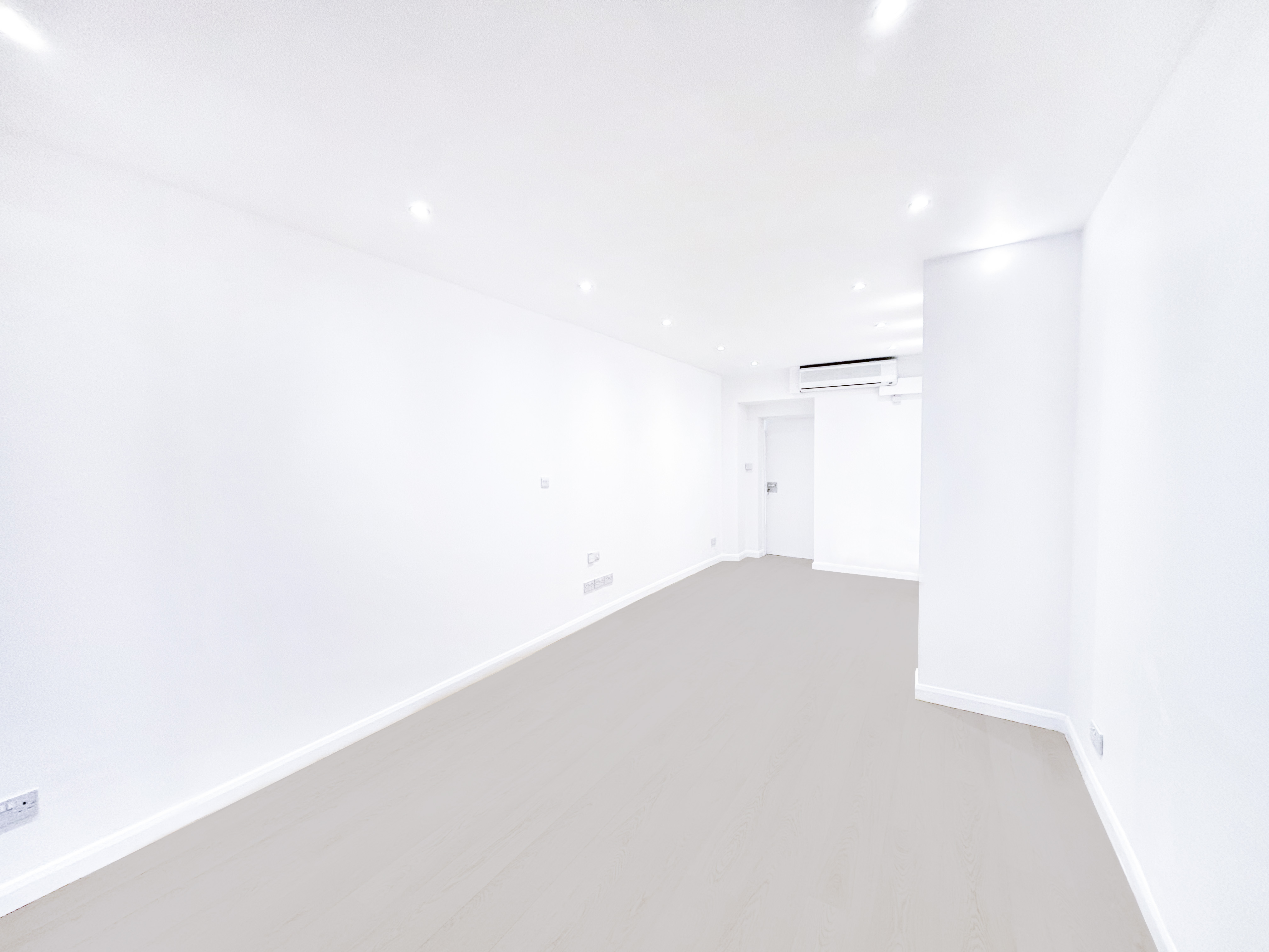 Purist Gallery event venue for hire: blank canvas space for corporate events and weddings.
