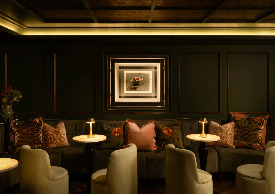 Private Hire VIP lounge with plush seating, ideal for high-end events and corporate receptions.