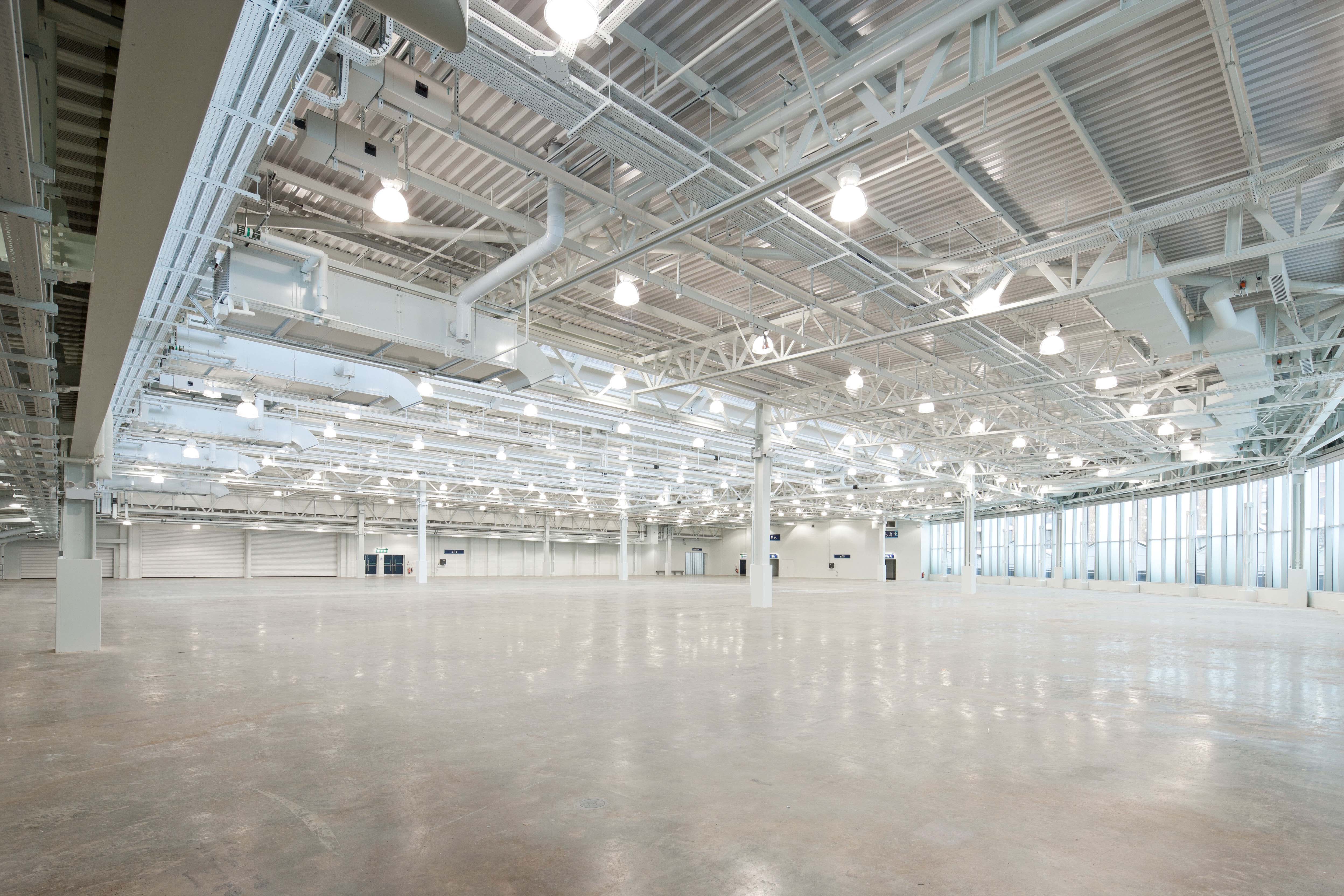 Spacious West Hall venue in Olympia, ideal for corporate events and exhibitions.