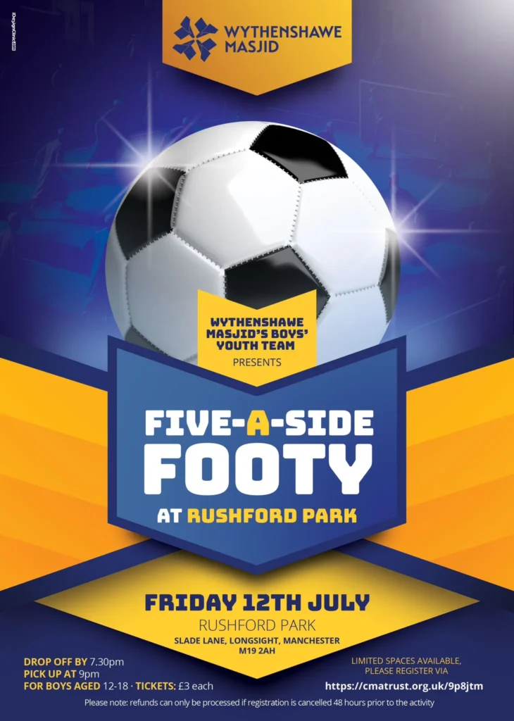 Five-a-Side Footy - Wythenshawe Masjid
