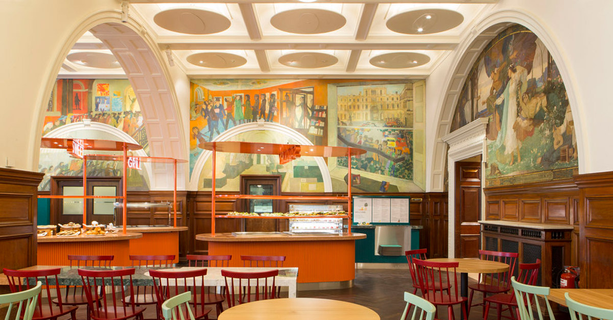 london's royal academy of arts cafe is ...