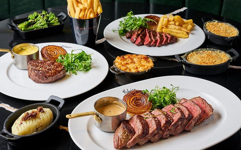 Gourmet dining setup in Malmaison, Manchester for events and networking.