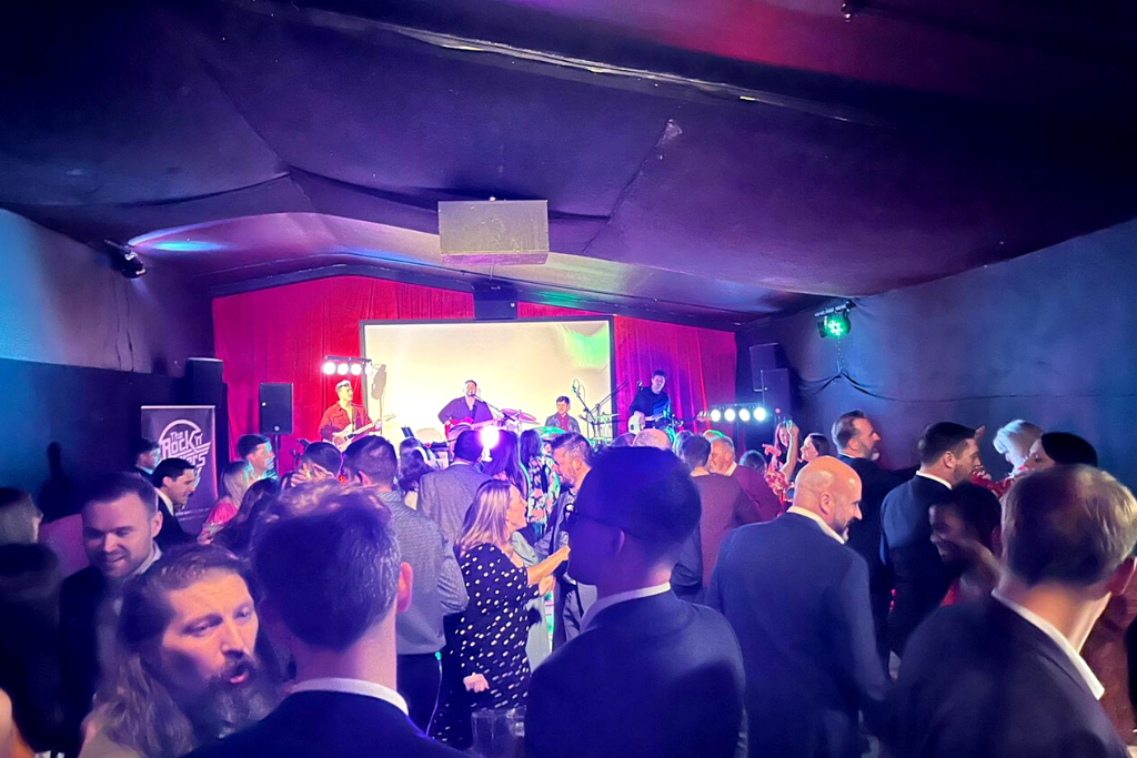 Vibrant event at The Hall & CULTPLEX, featuring live music and networking opportunities.