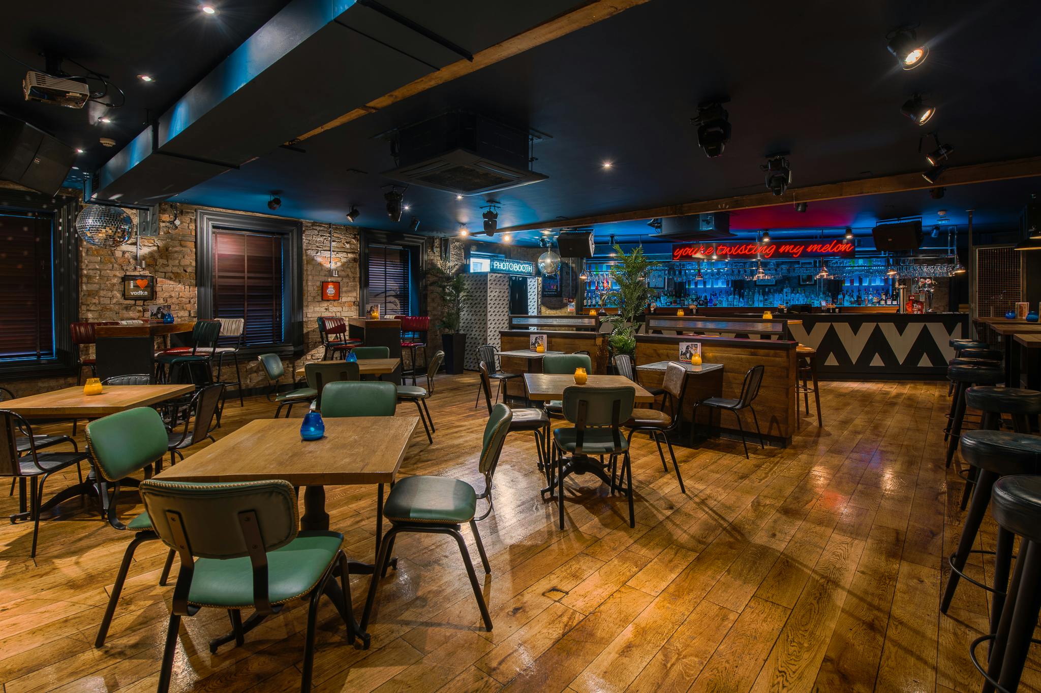Private Hire Venue at All Bar One Manchester with modern decor for meetings and events