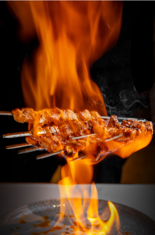 Live-action catering at Linkee Shoreditch venue, perfect for cocktail receptions and events.