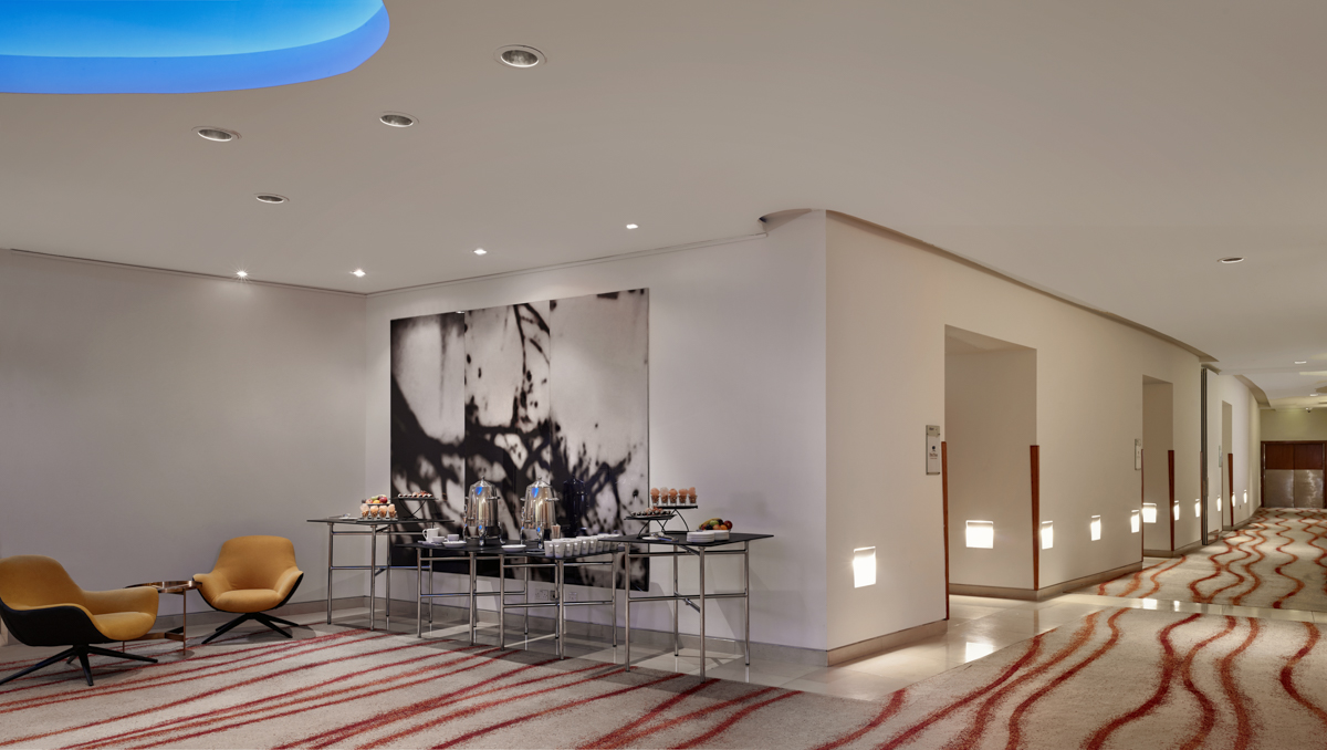 Modern event space in Albert Suite, Park Plaza Victoria London, ideal for conferences and meetings.