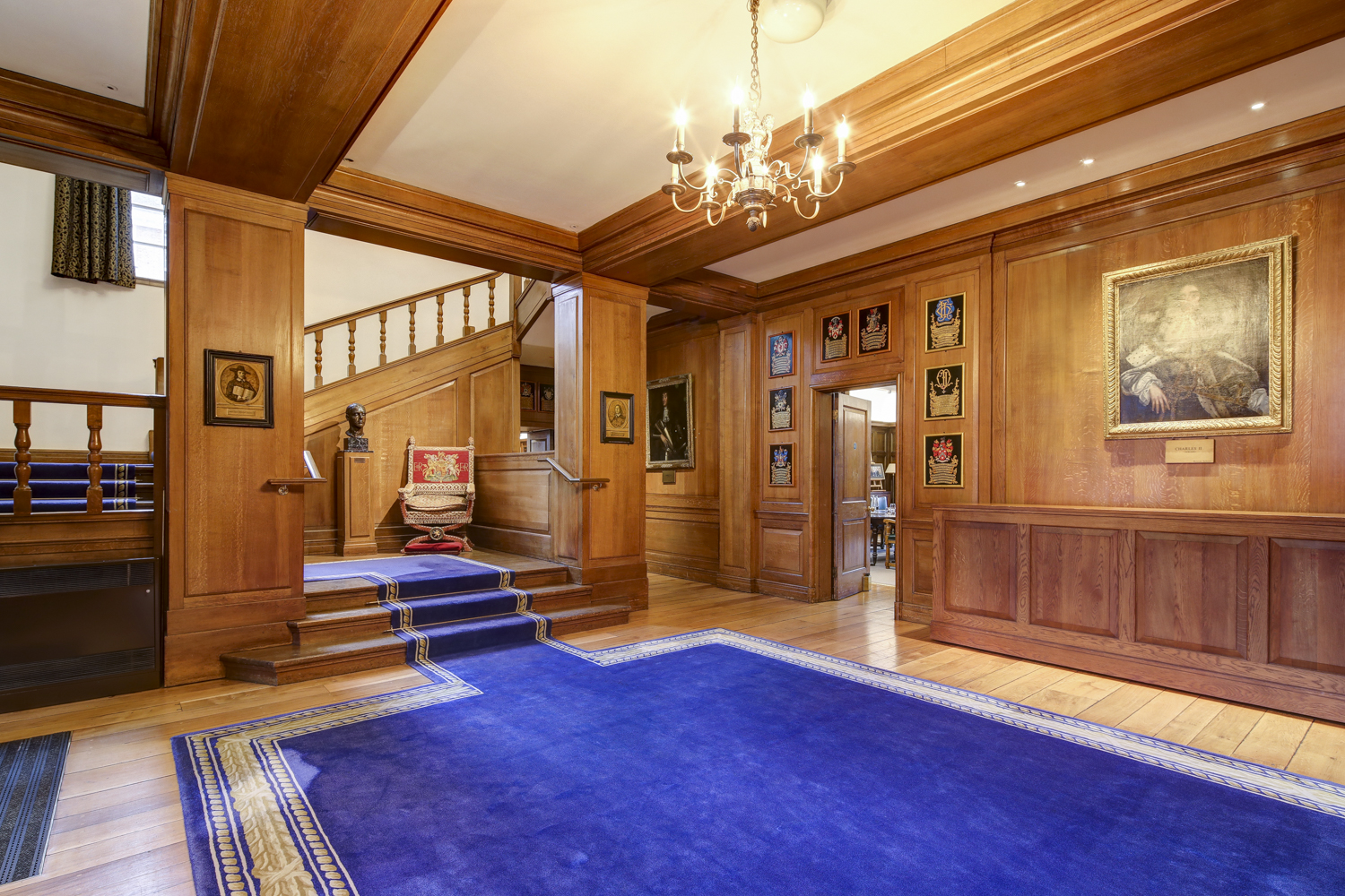 Gray's Inn wedding, wood panel reception, grand staircase, corporate event