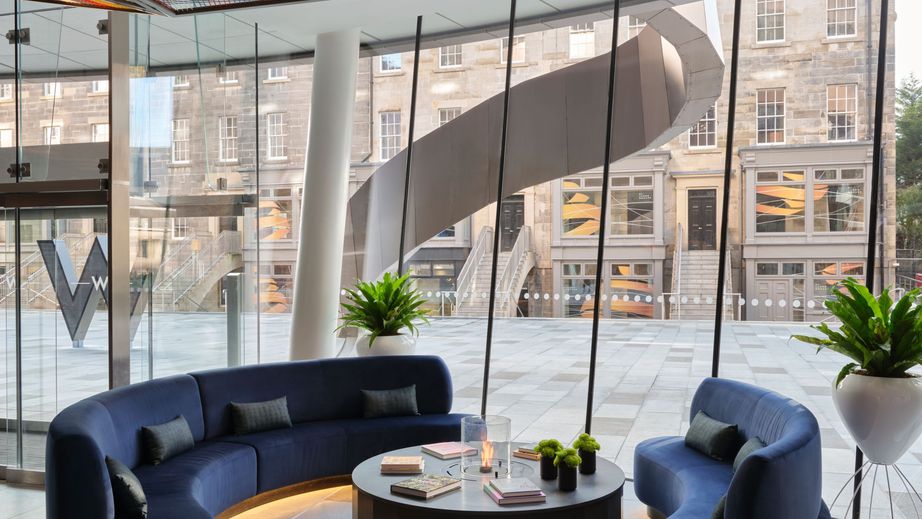 W Edinburgh contemporary lounge for high-end corporate events and VIP business networking.