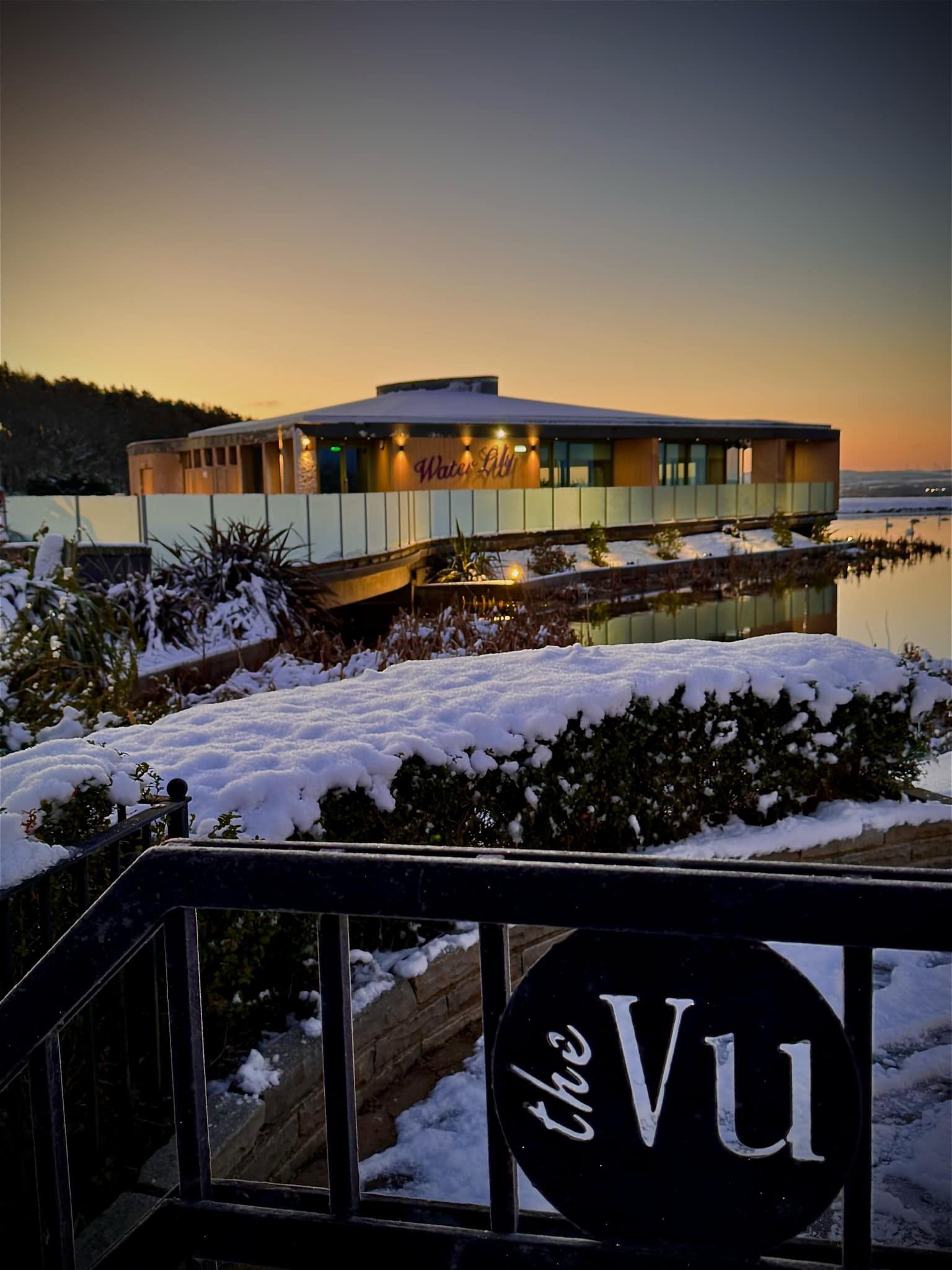 Water Lily, our venue on the water - the Vu