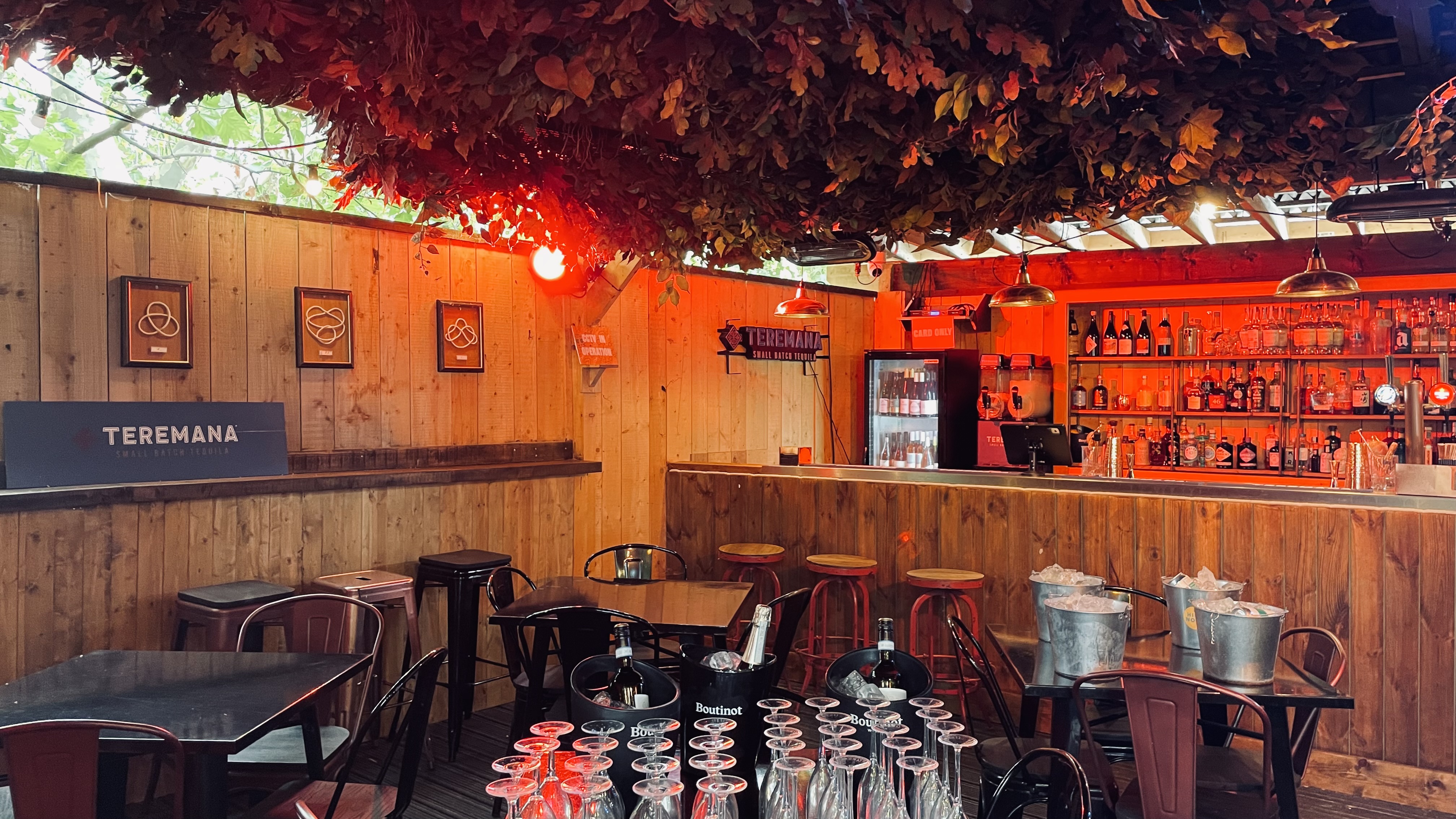 Cozy venue at The Knot in Between The Bridges, perfect for intimate gatherings and events.