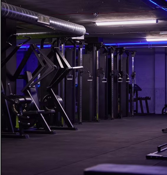 Hyrox fitness facility at Train Yard London for corporate retreats and wellness incentive events.