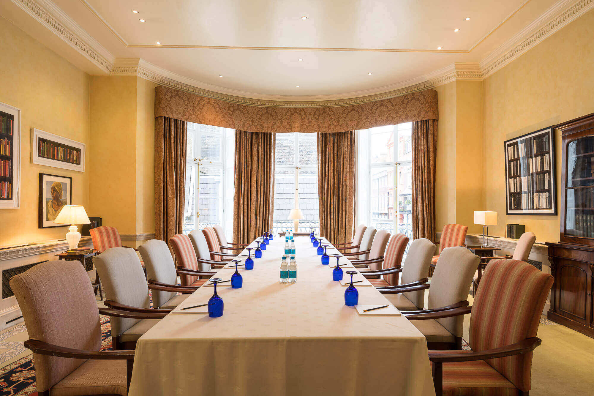 Classic boardroom at Pasley-Tyler for high-level corporate meetings and private business events.