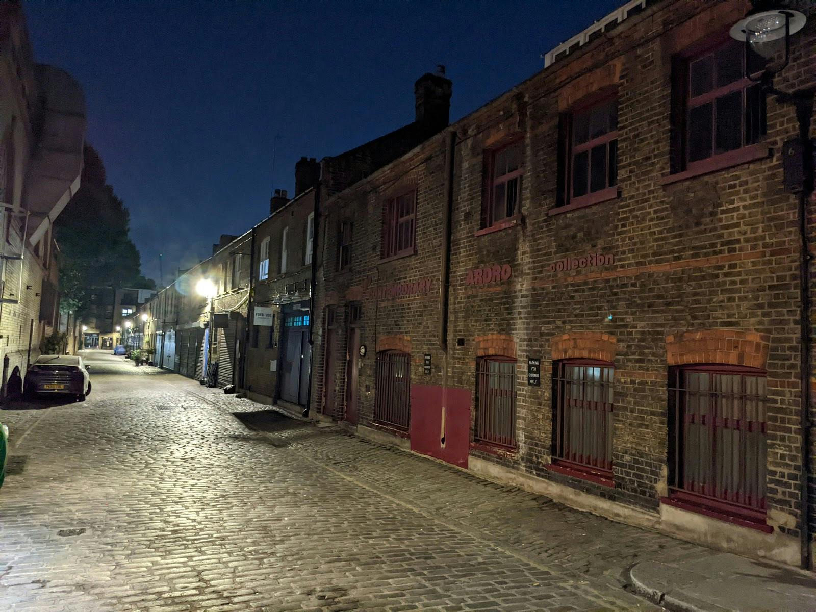 The Horse Hospital industrial venue inspection for exclusive event accessibility and logistics.