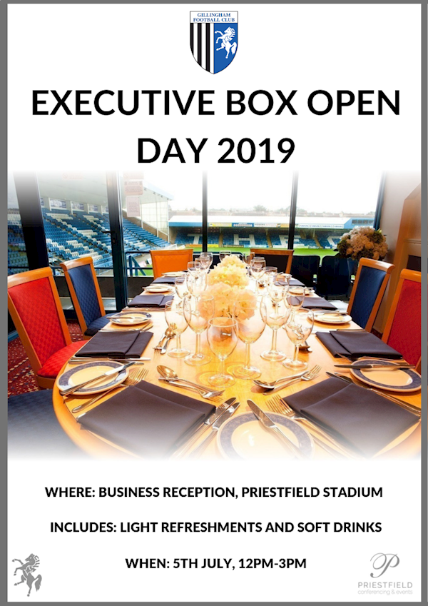 Corporate Box Open Day | Gillingham F.C.