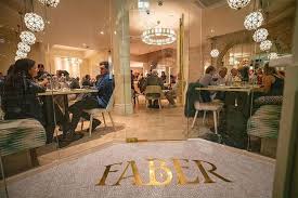 Faber Wine & Seafood Restaurant: upscale corporate reception and networking event space.