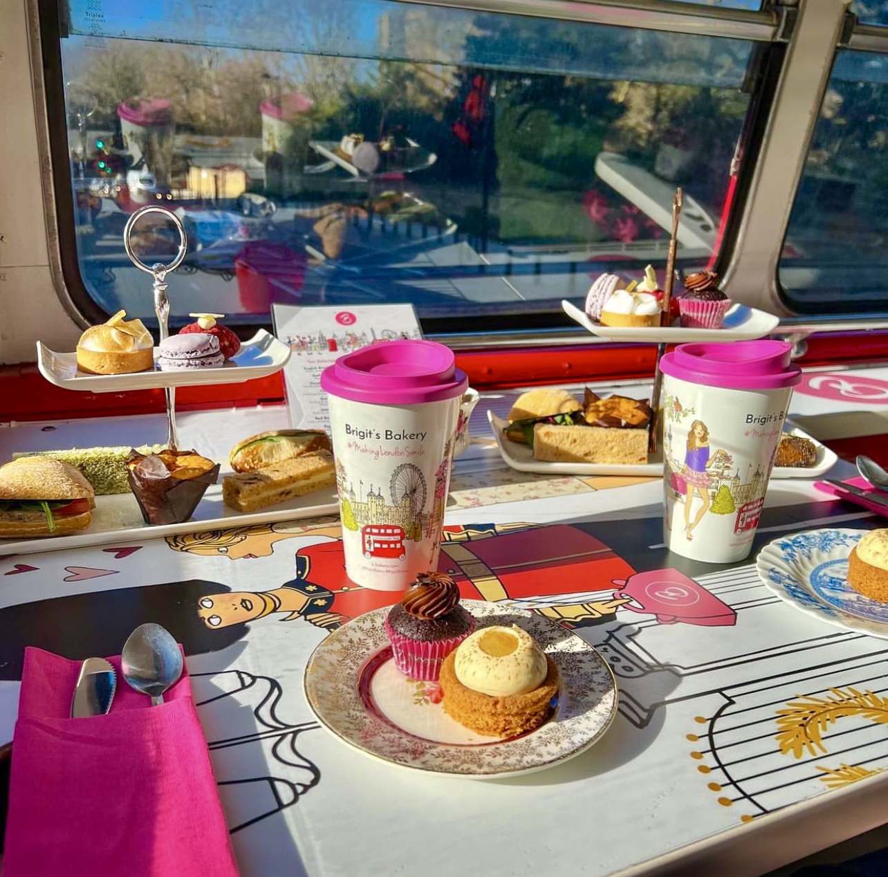 Brigit’s Afternoon Tea Bus in London: VIP bus tour for private events and networking.