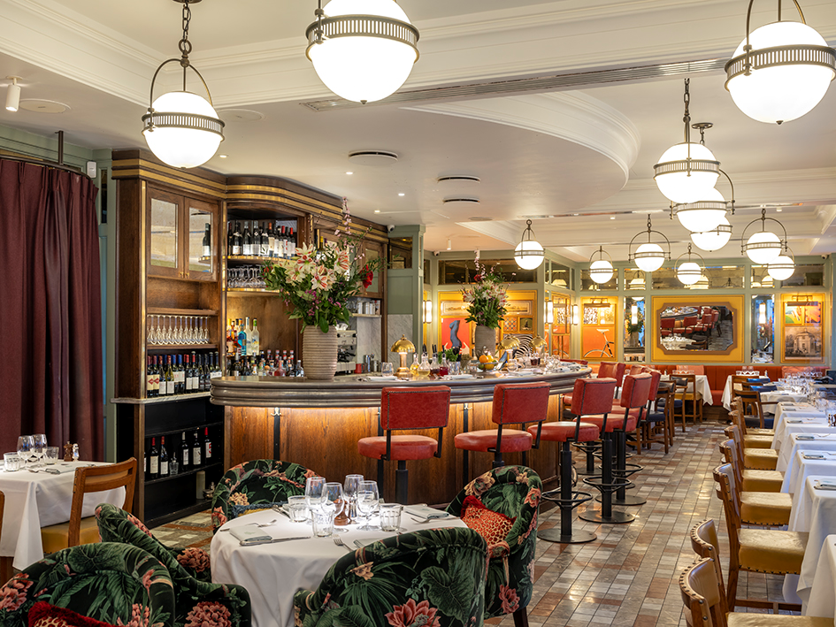 The Ivy Cafe Marylebone venue, intimate corporate event space with versatile seating.