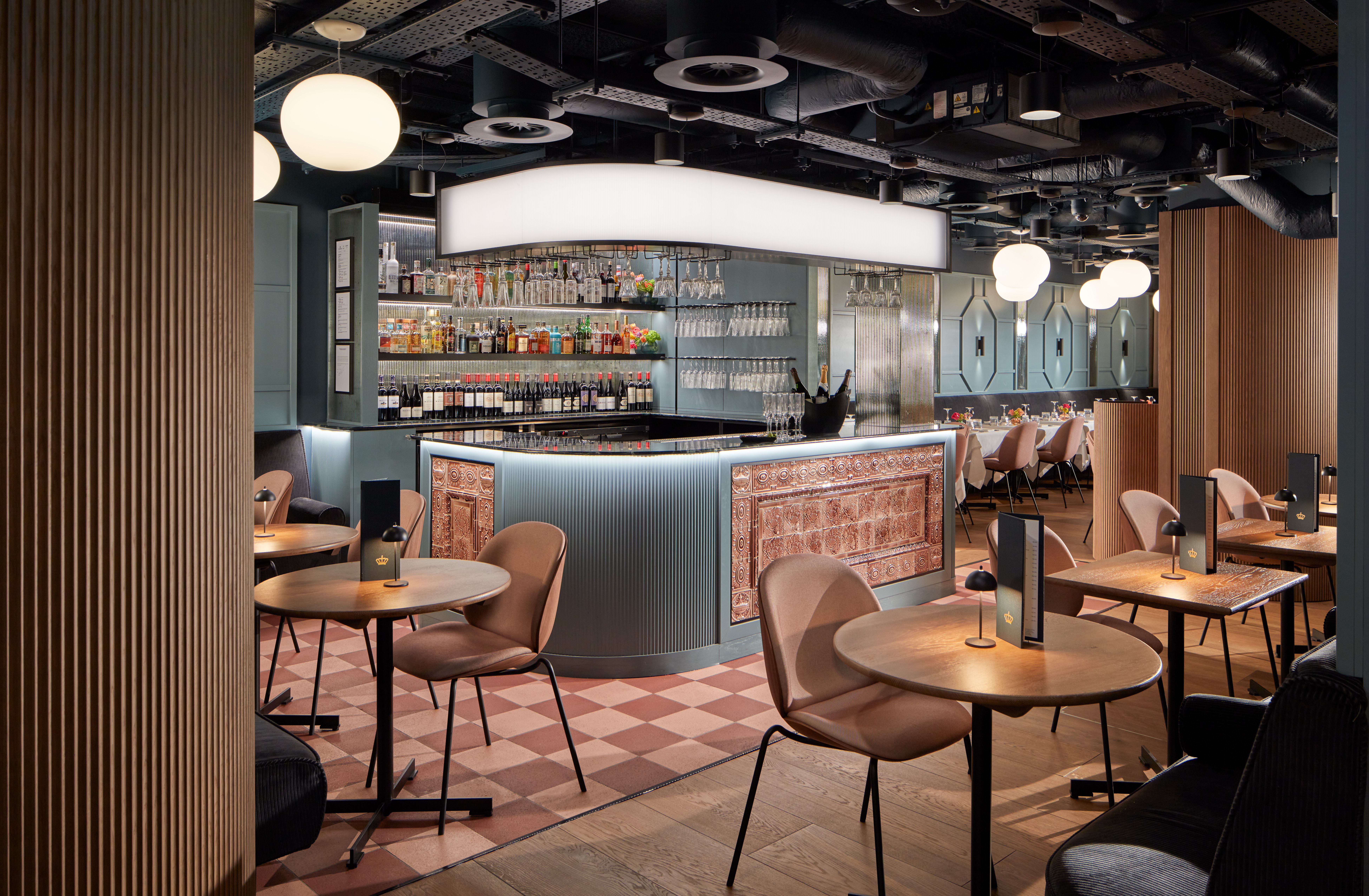 Stylish bar area in Bechstein Hall, ideal for cocktail receptions and networking events.