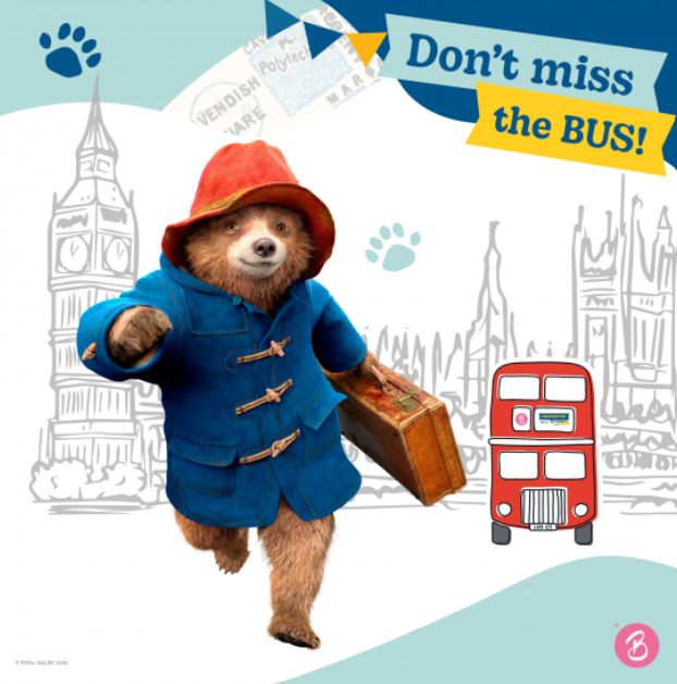 Paddington Party Bus: Brigit’s Afternoon Tea tour for corporate event transportation.
