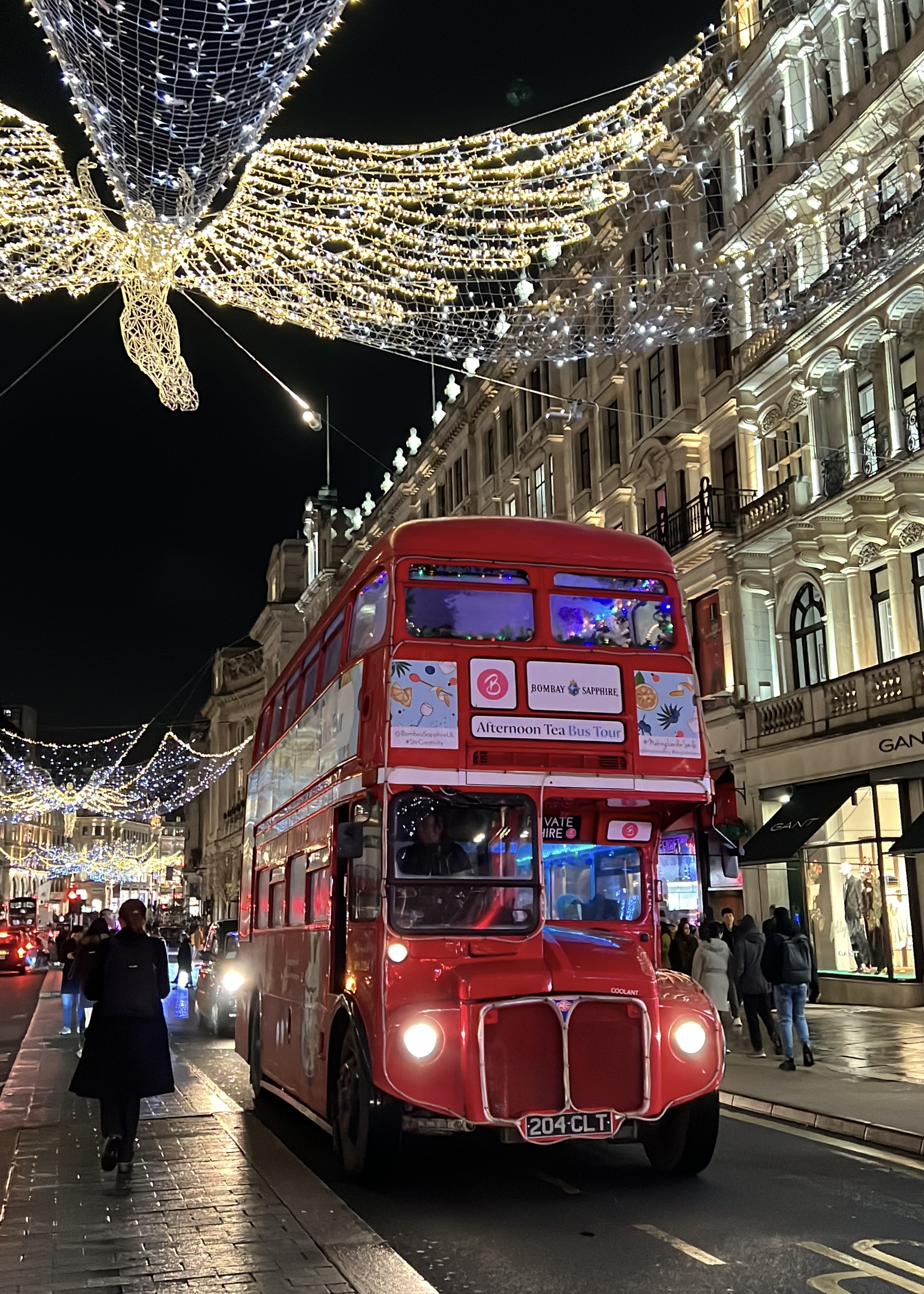 Vintage London double-decker bus for Gin Lovers tour and corporate event hire.