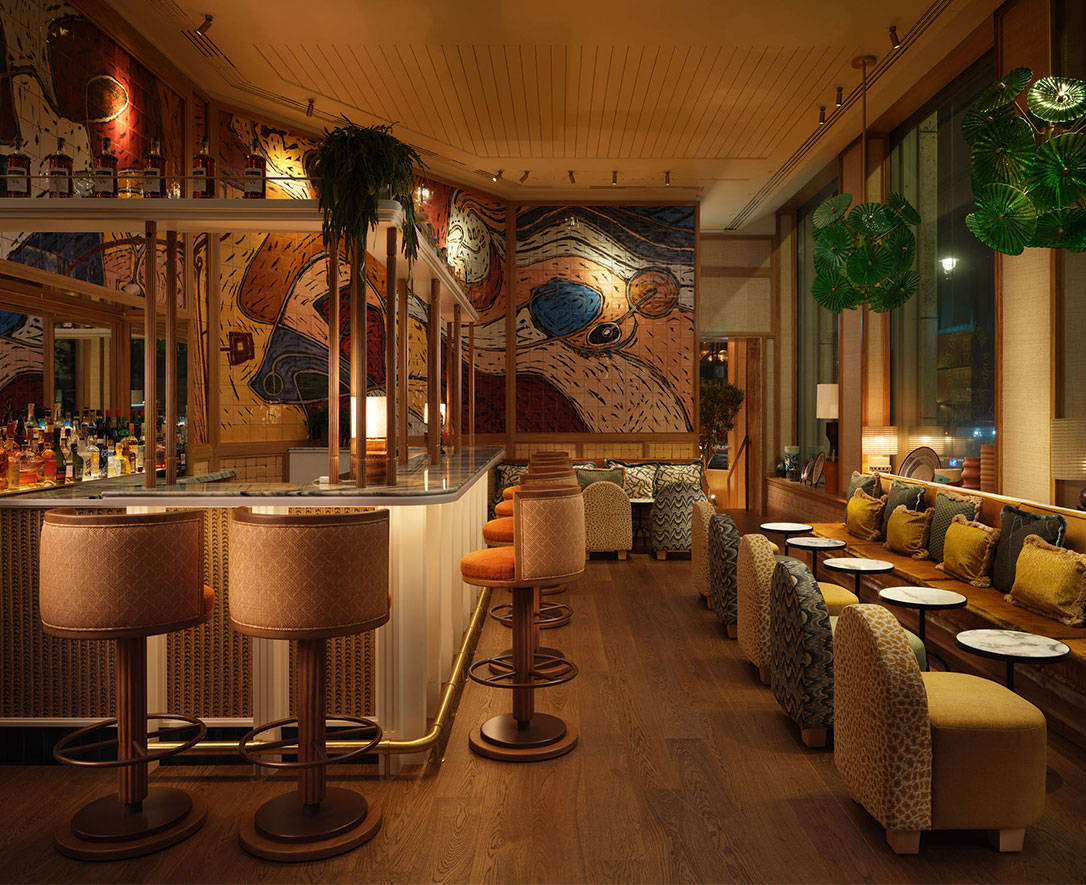 Exclusive Riviera London lounge for VIP networking and upscale cocktail events.